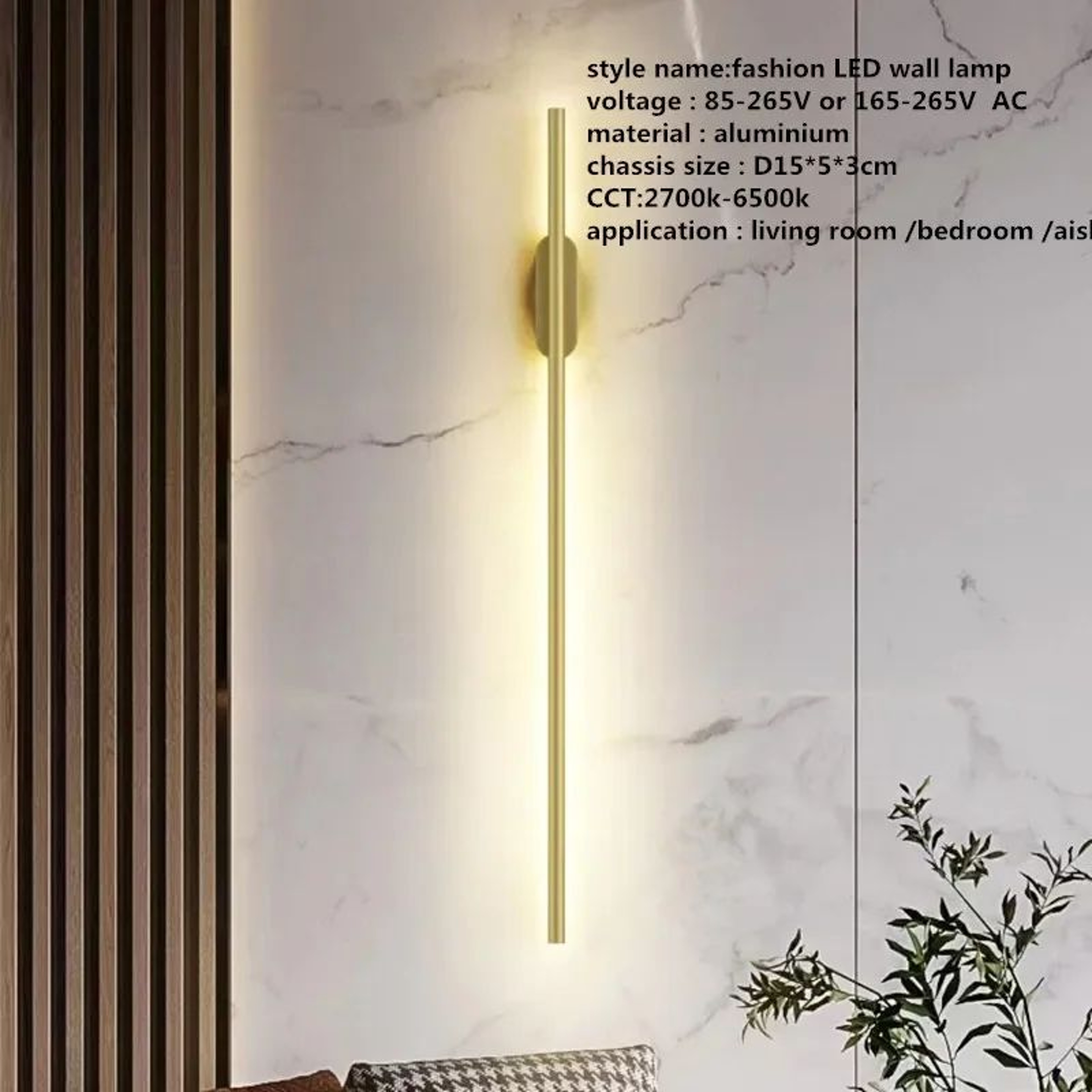 Modern Linear Tube LED Wall Sconce 13