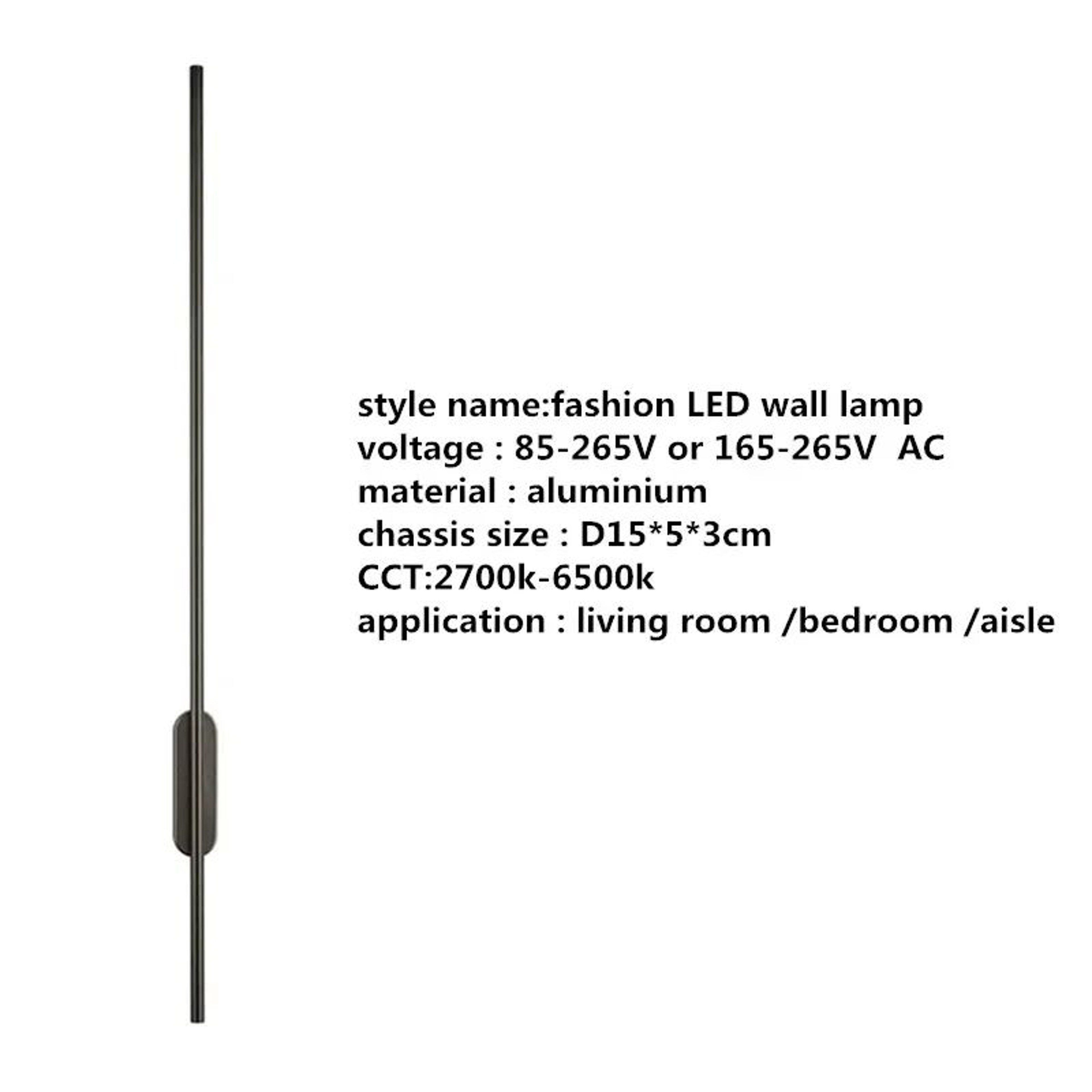 Modern Linear Tube LED Wall Sconce 12
