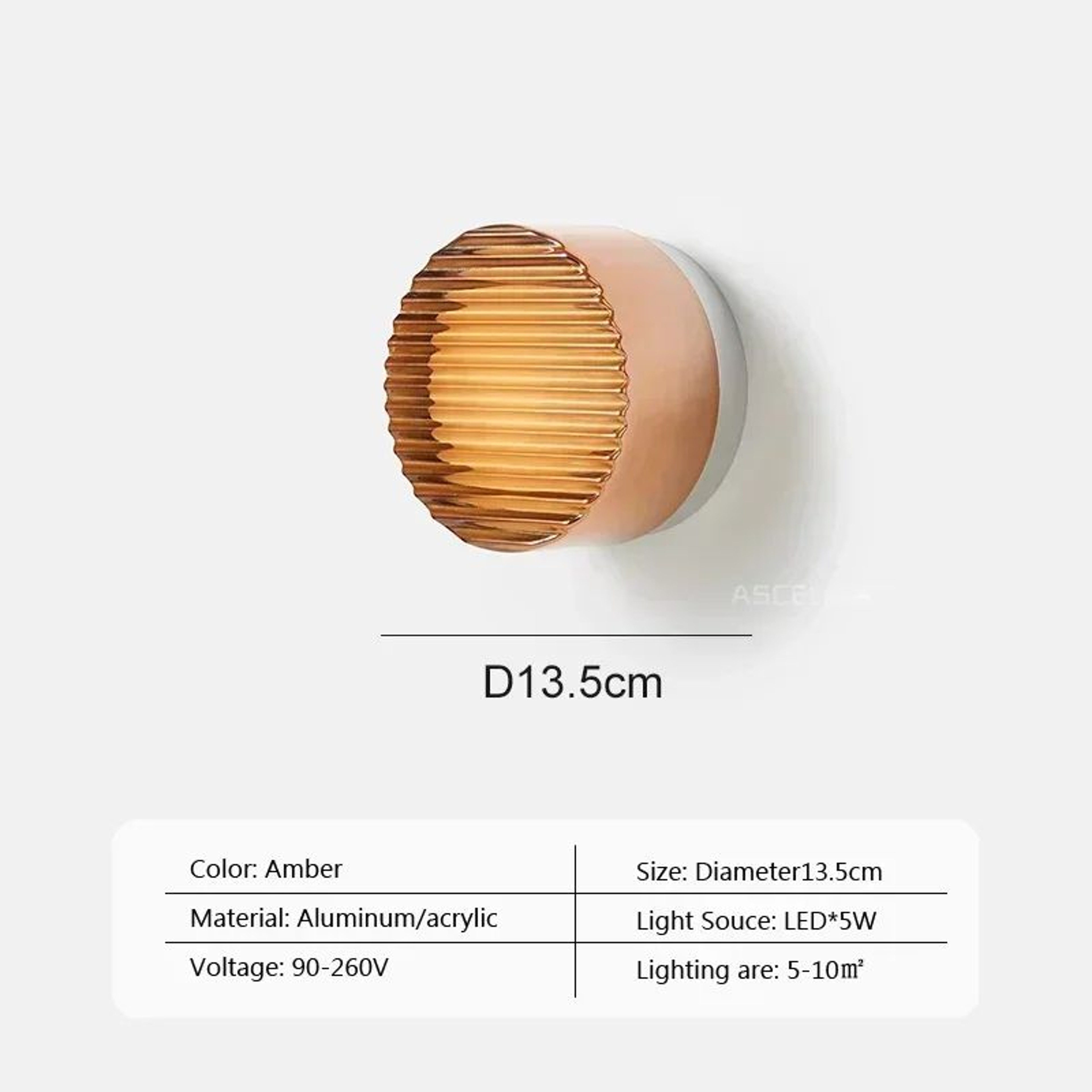 Modern Acrylic LED Wall Sconce 9