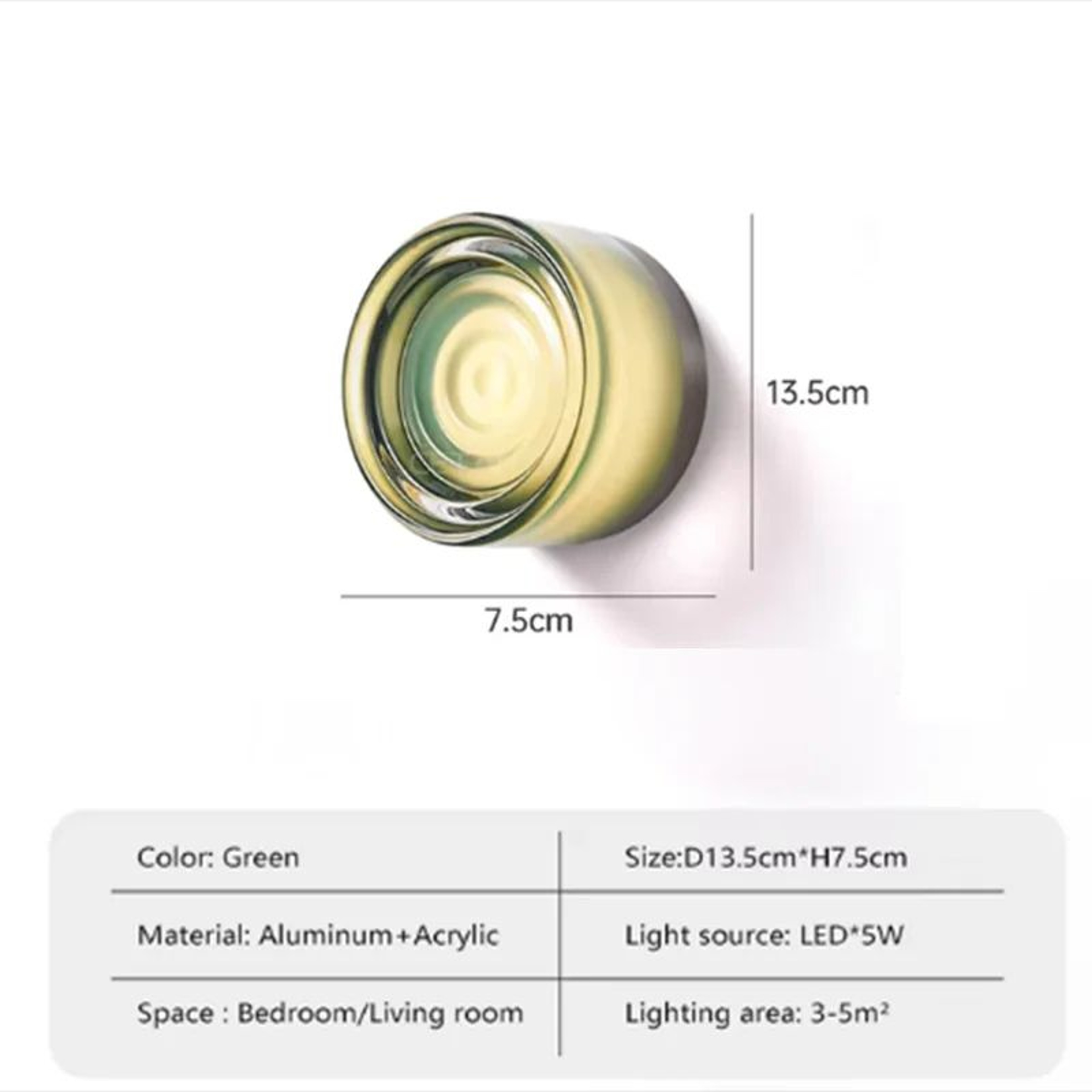 Modern Acrylic LED Wall Sconce 8