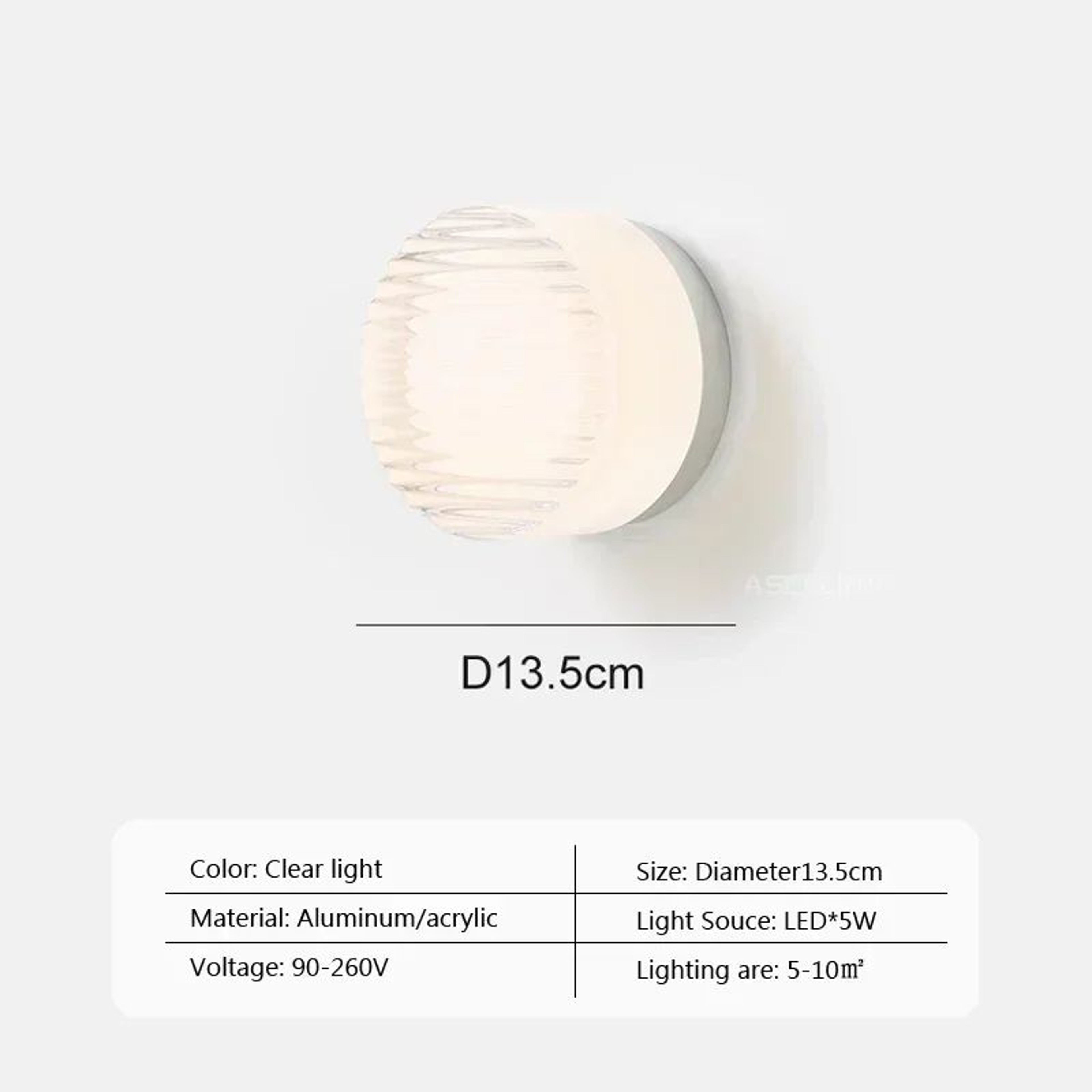 Modern Acrylic LED Wall Sconce 10