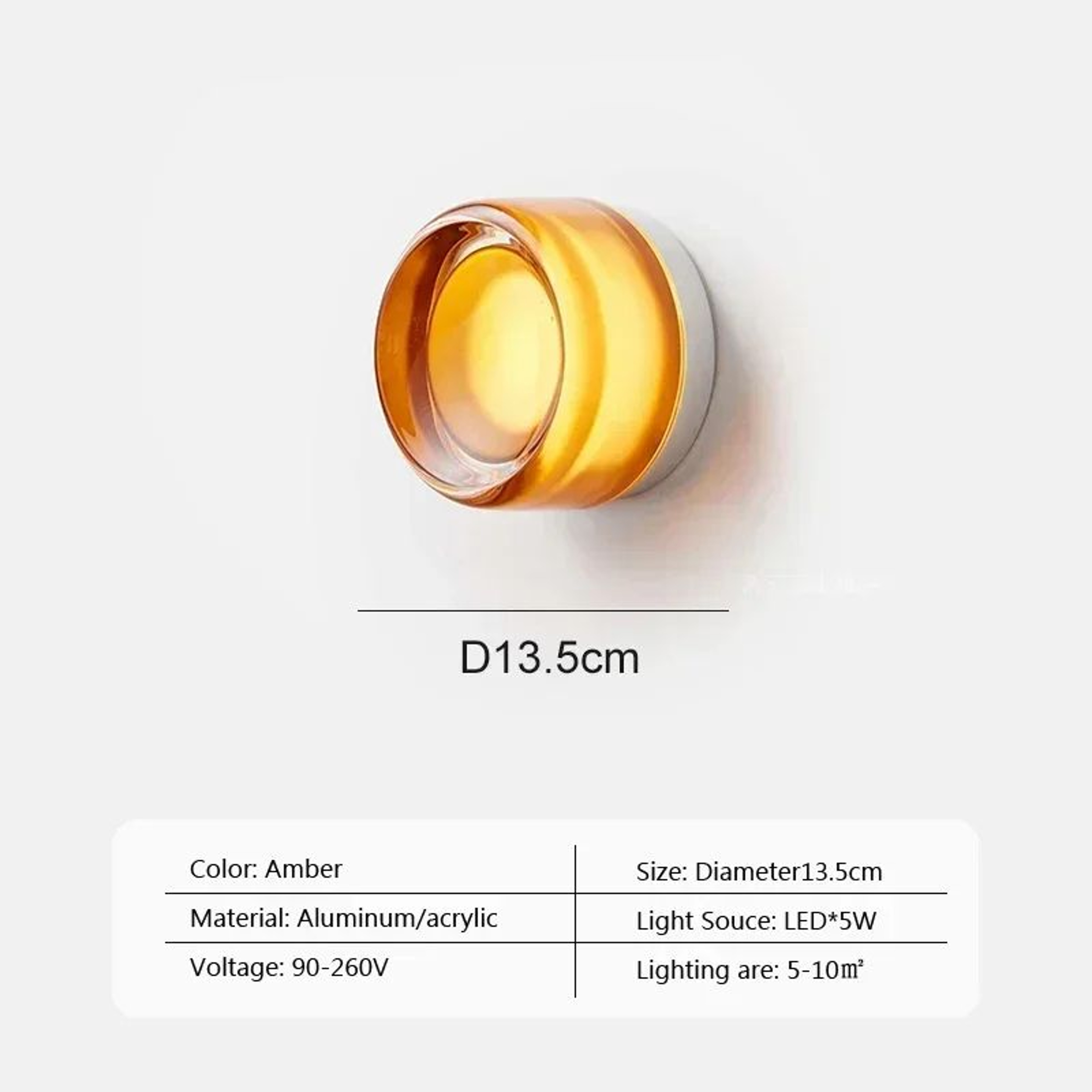 Modern Acrylic LED Wall Sconce 11