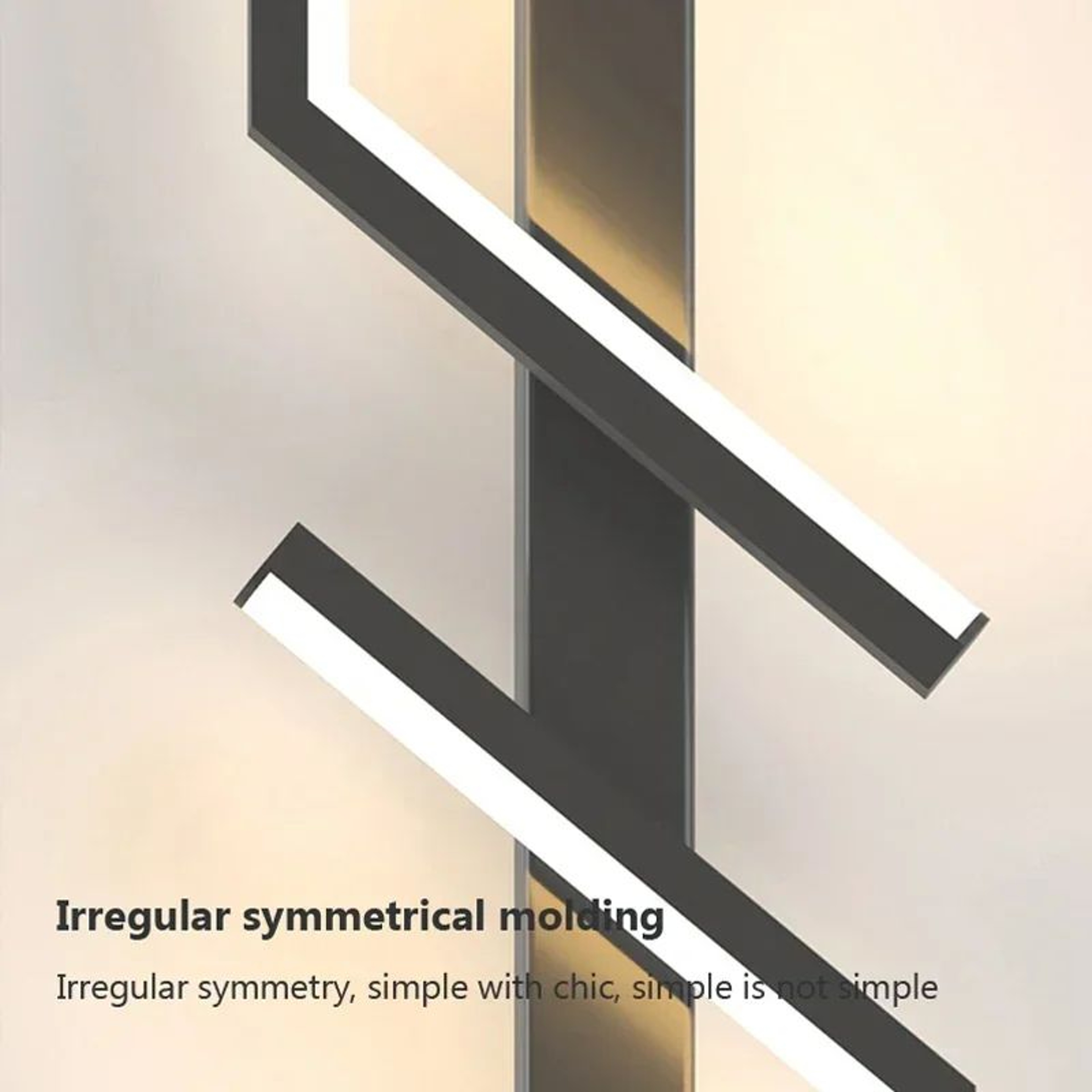 Modern Minimalist Black LED Wall Sconce 4