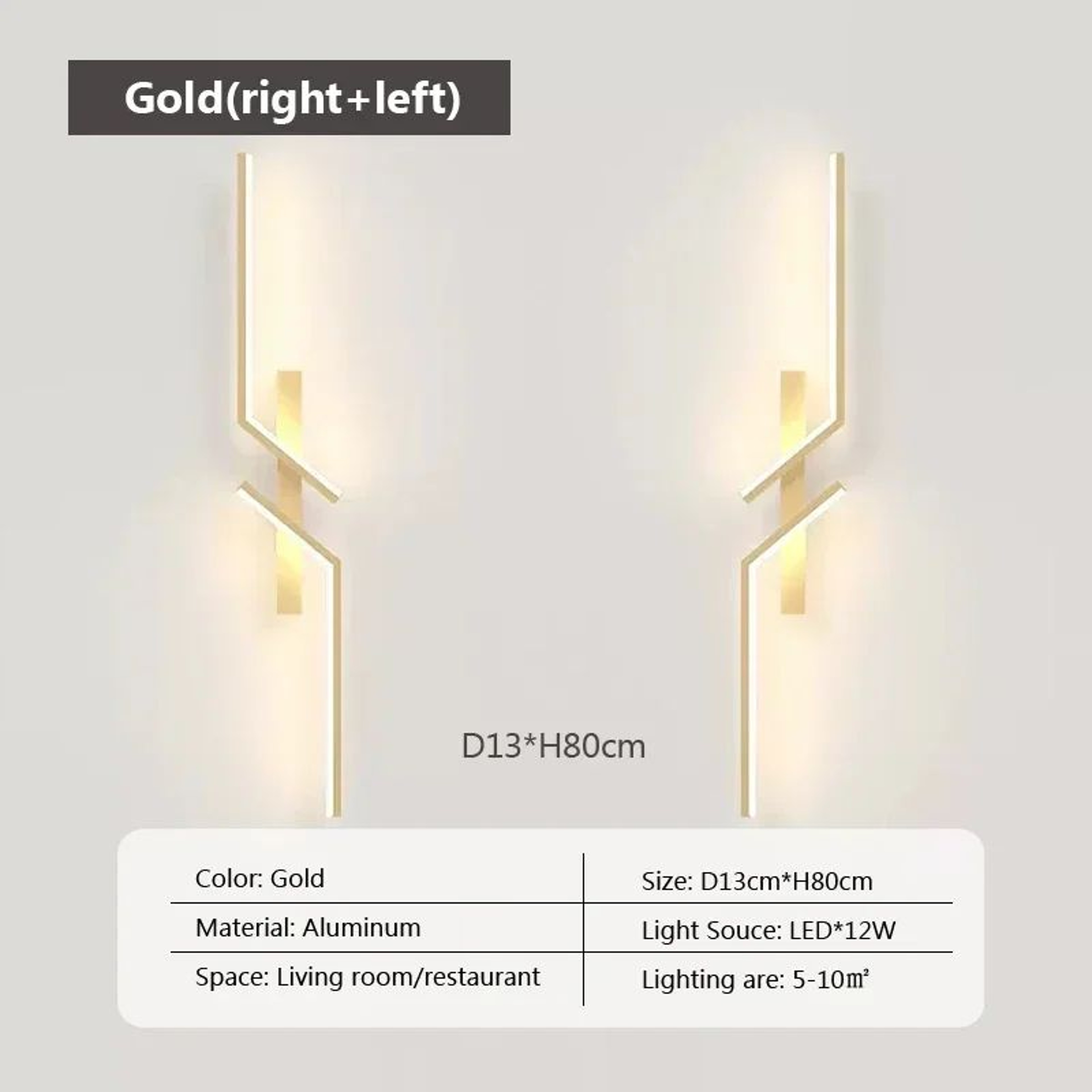 Modern Minimalist Black LED Wall Sconce 13