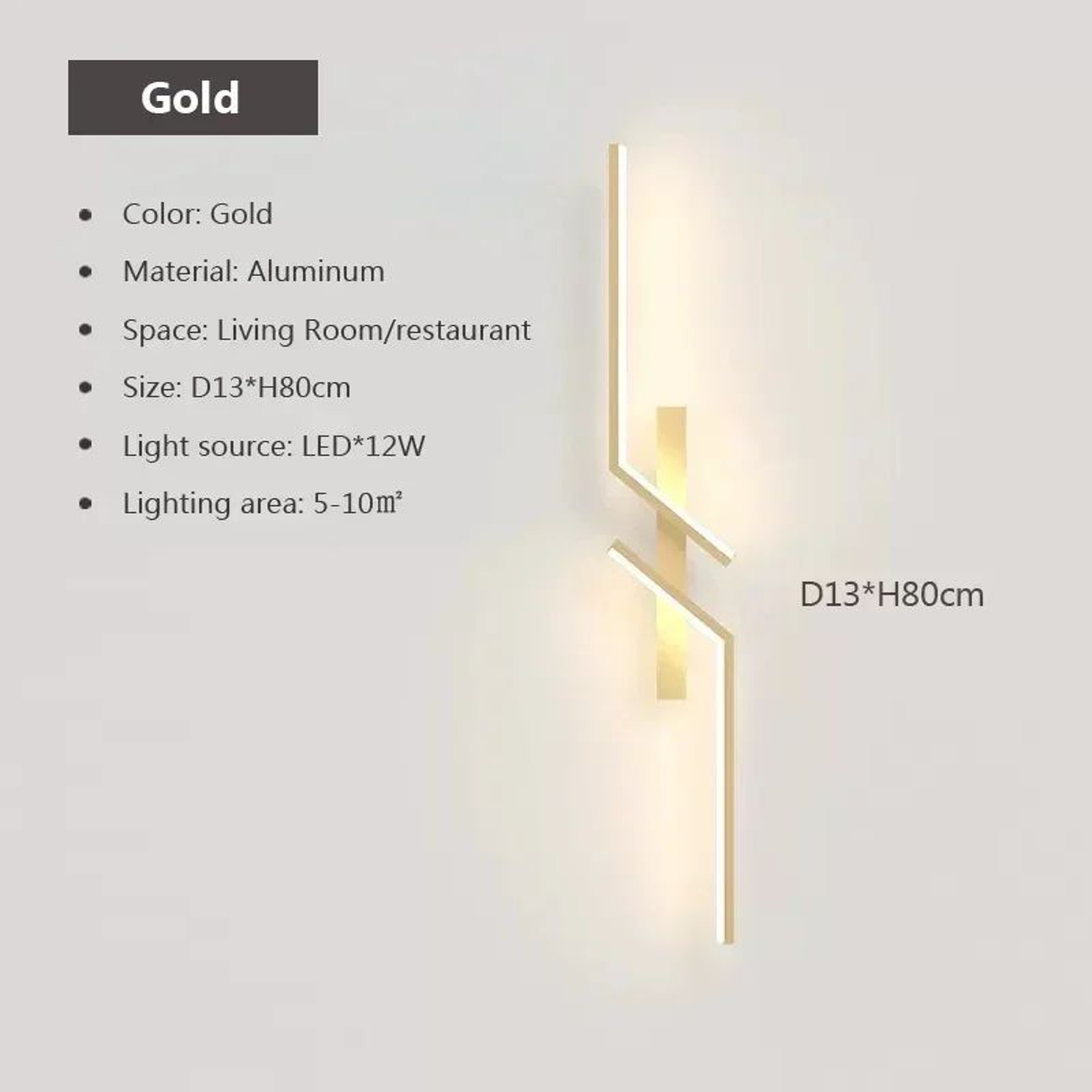 Modern Minimalist Black LED Wall Sconce 16