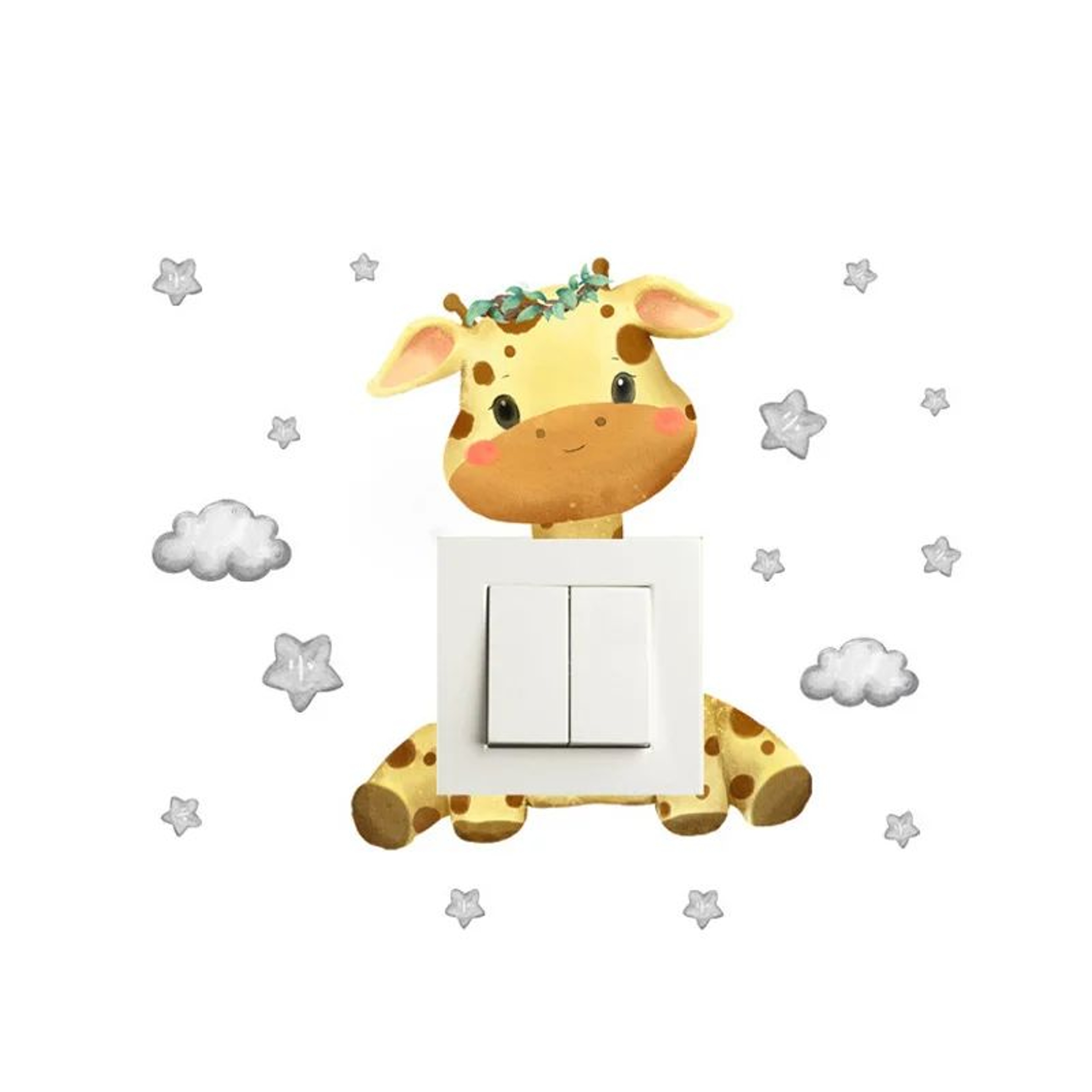 Little Safari Animal Switch Wall Stickers 7