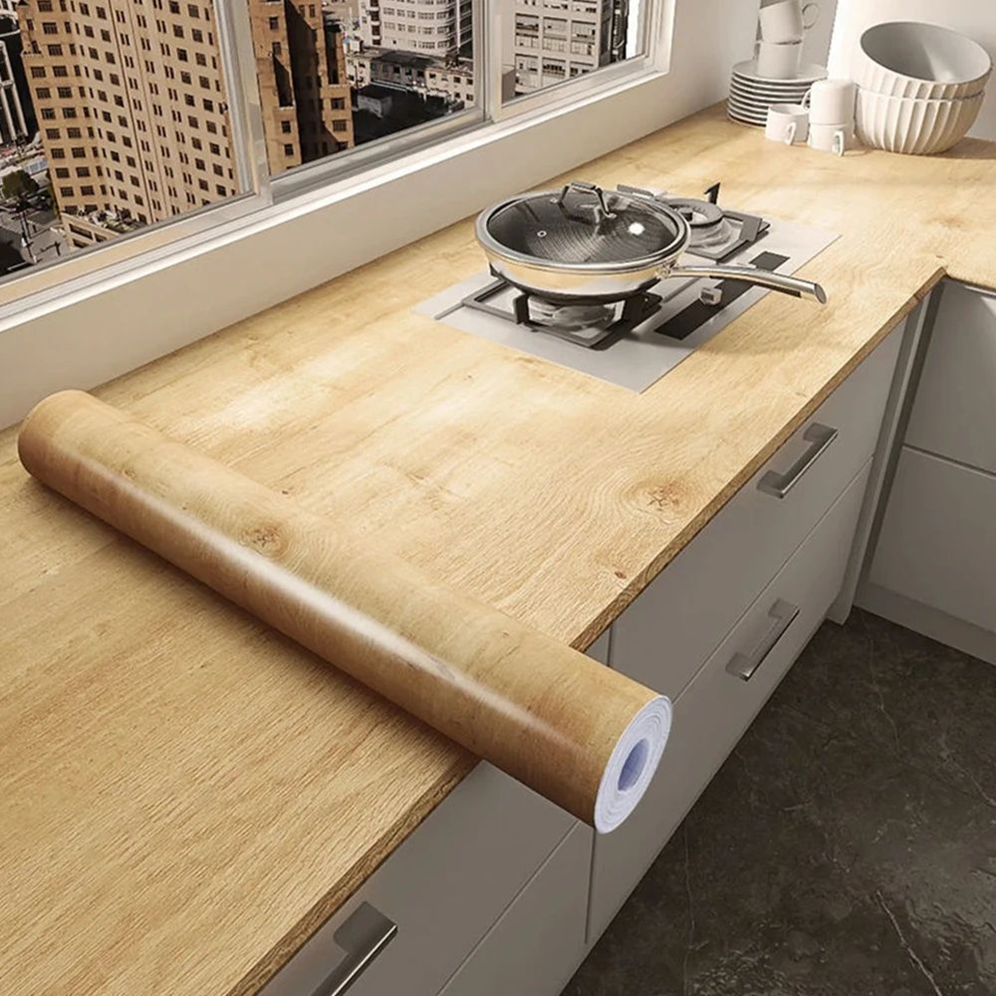 Woodora Waterproof Wood Grain Wallpaper 2