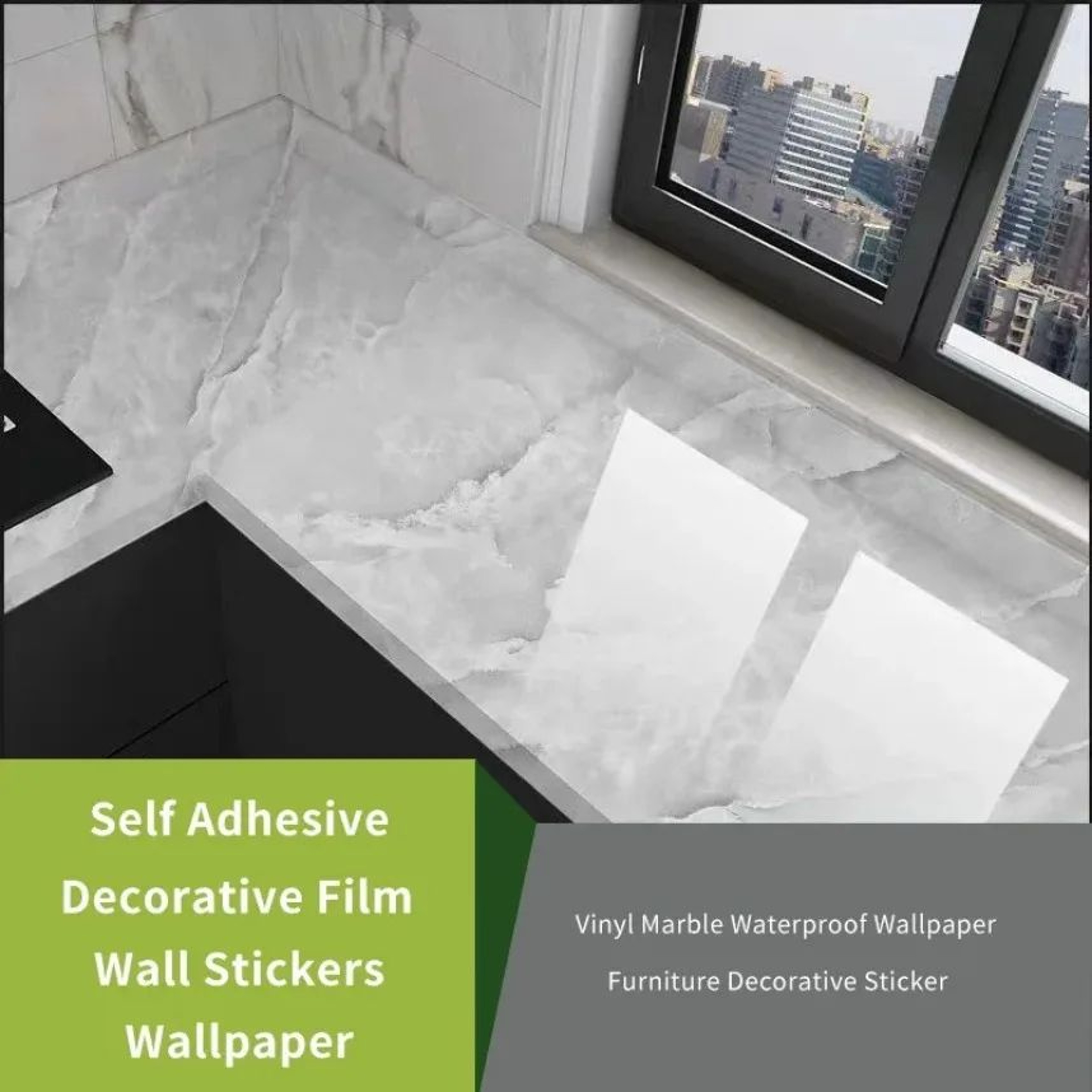 Marvelle Wide Marble Self Adhesive Wallpaper 10