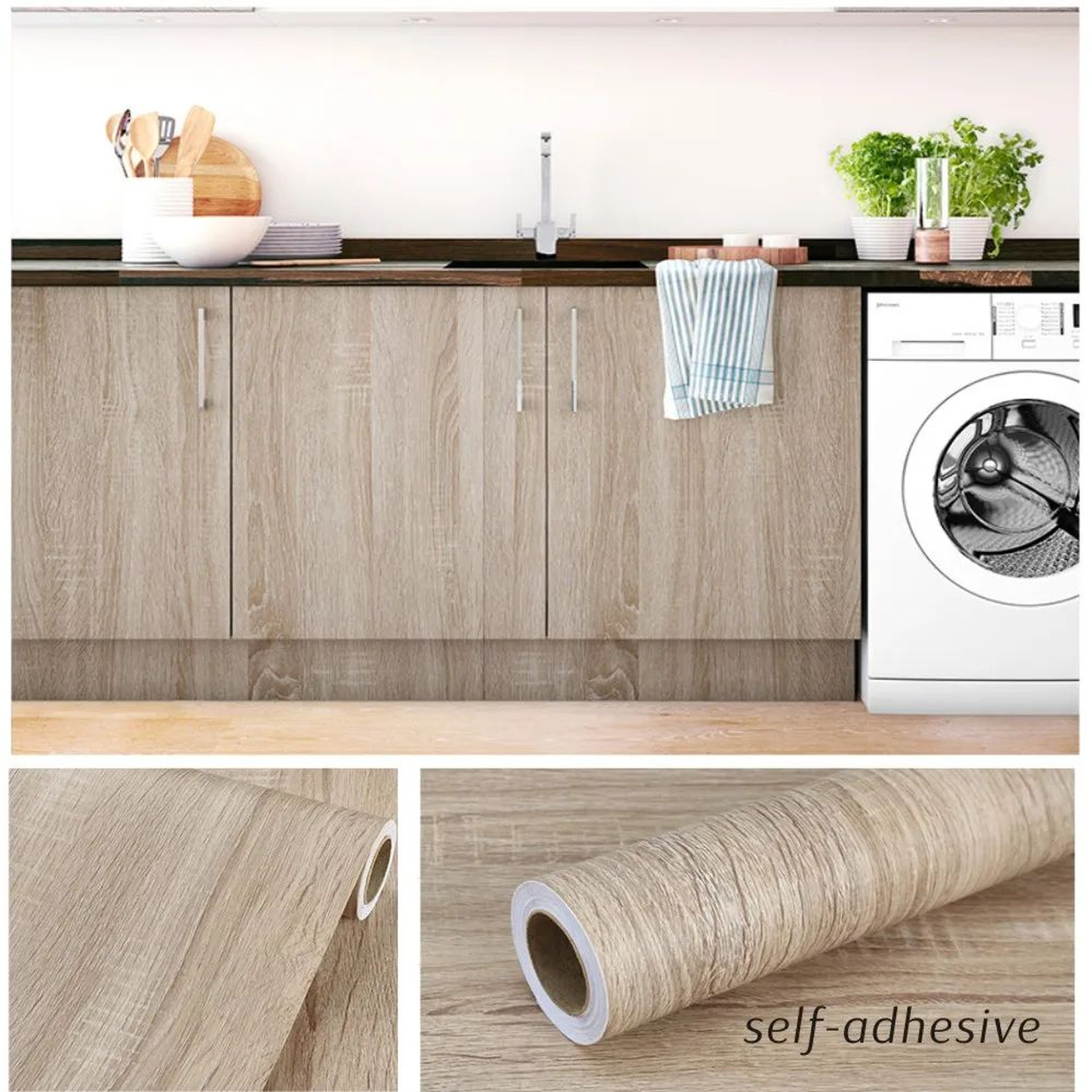 Timberelle 3D Wood Grain Furniture Wallpaper 4