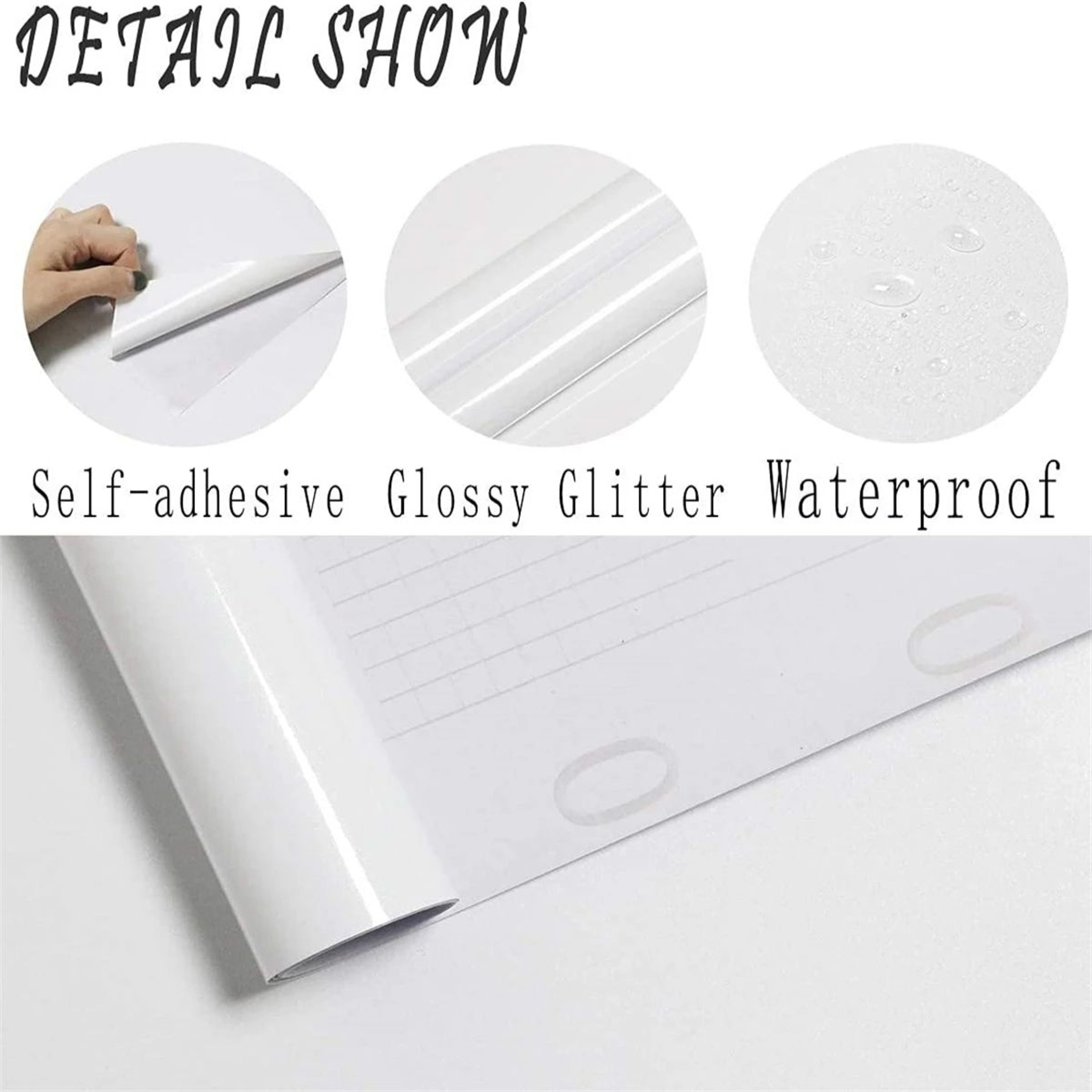 Pearluxe High Gloss Self Adhesive Wallpaper 3