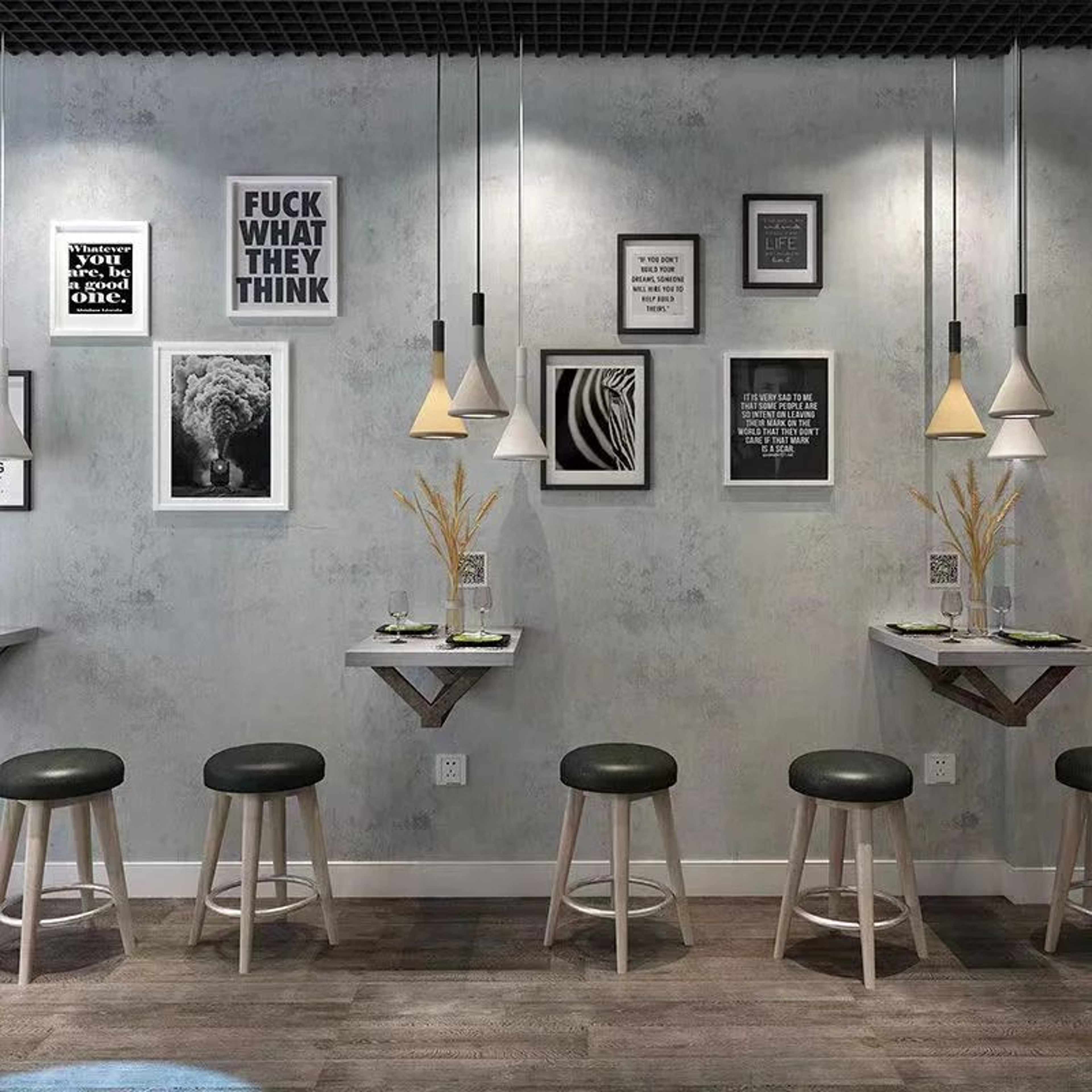Cementra Vintage Gray Concrete Wallpaper 2