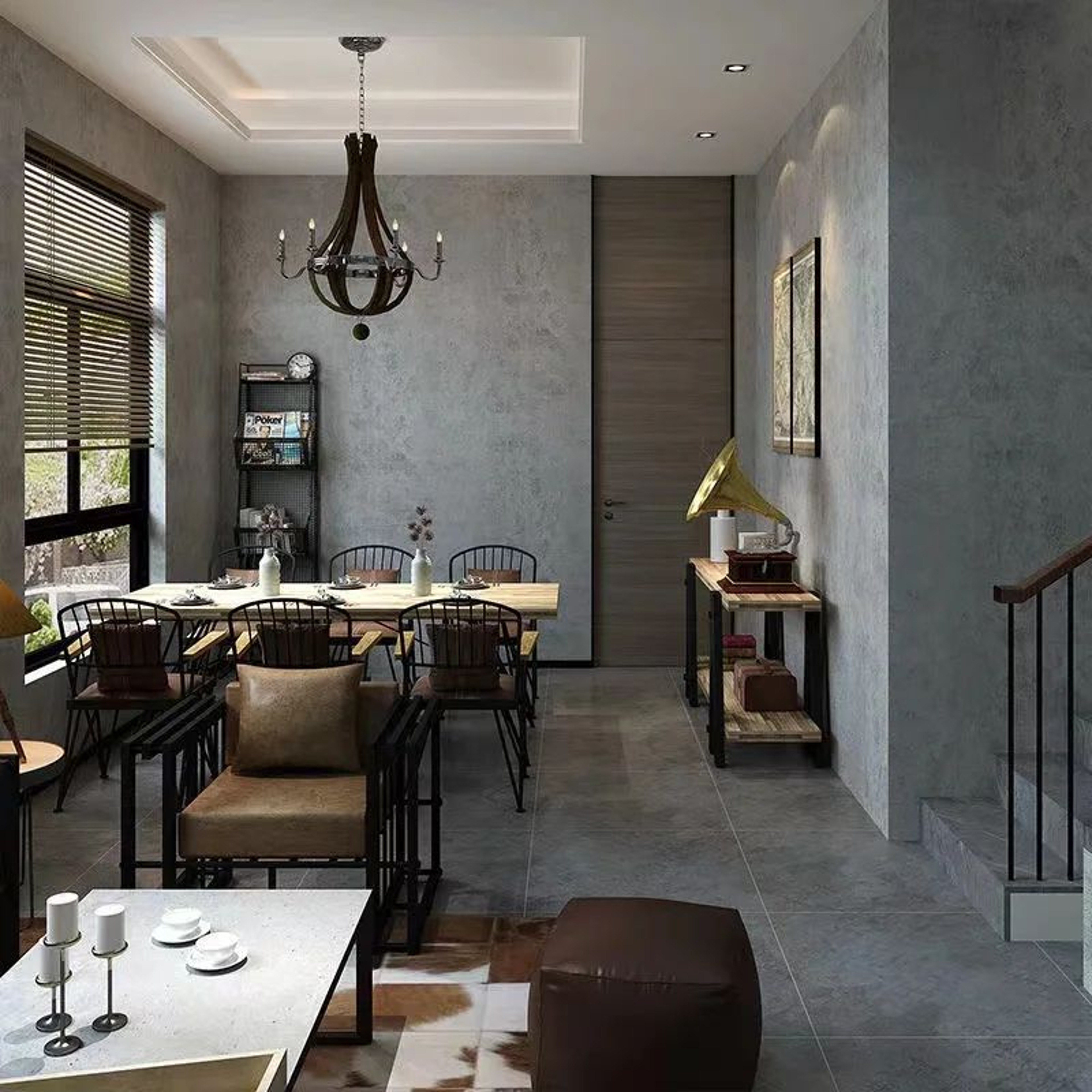 Cementra Vintage Gray Concrete Wallpaper 5