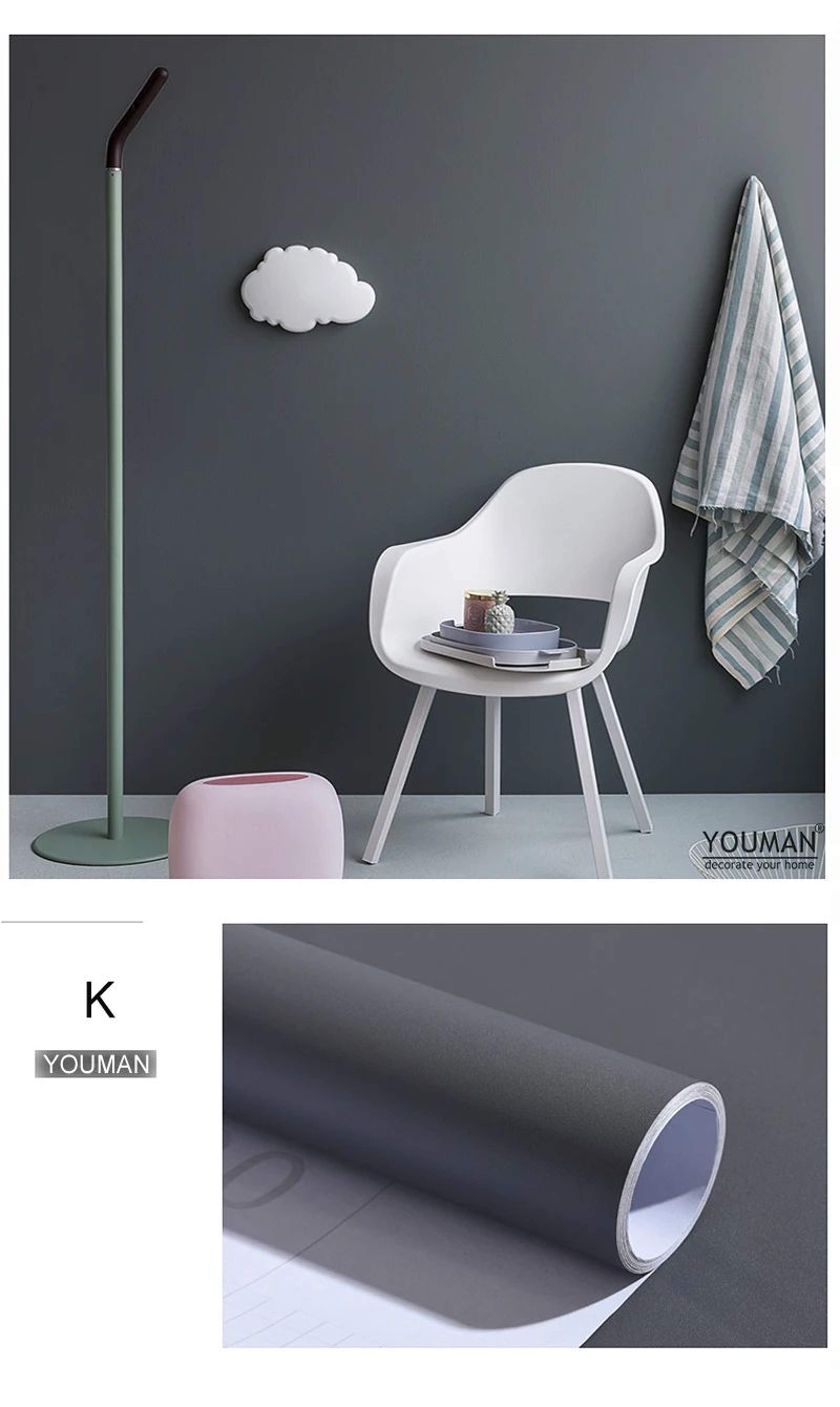 Cementra Vintage Gray Concrete Wallpaper 11