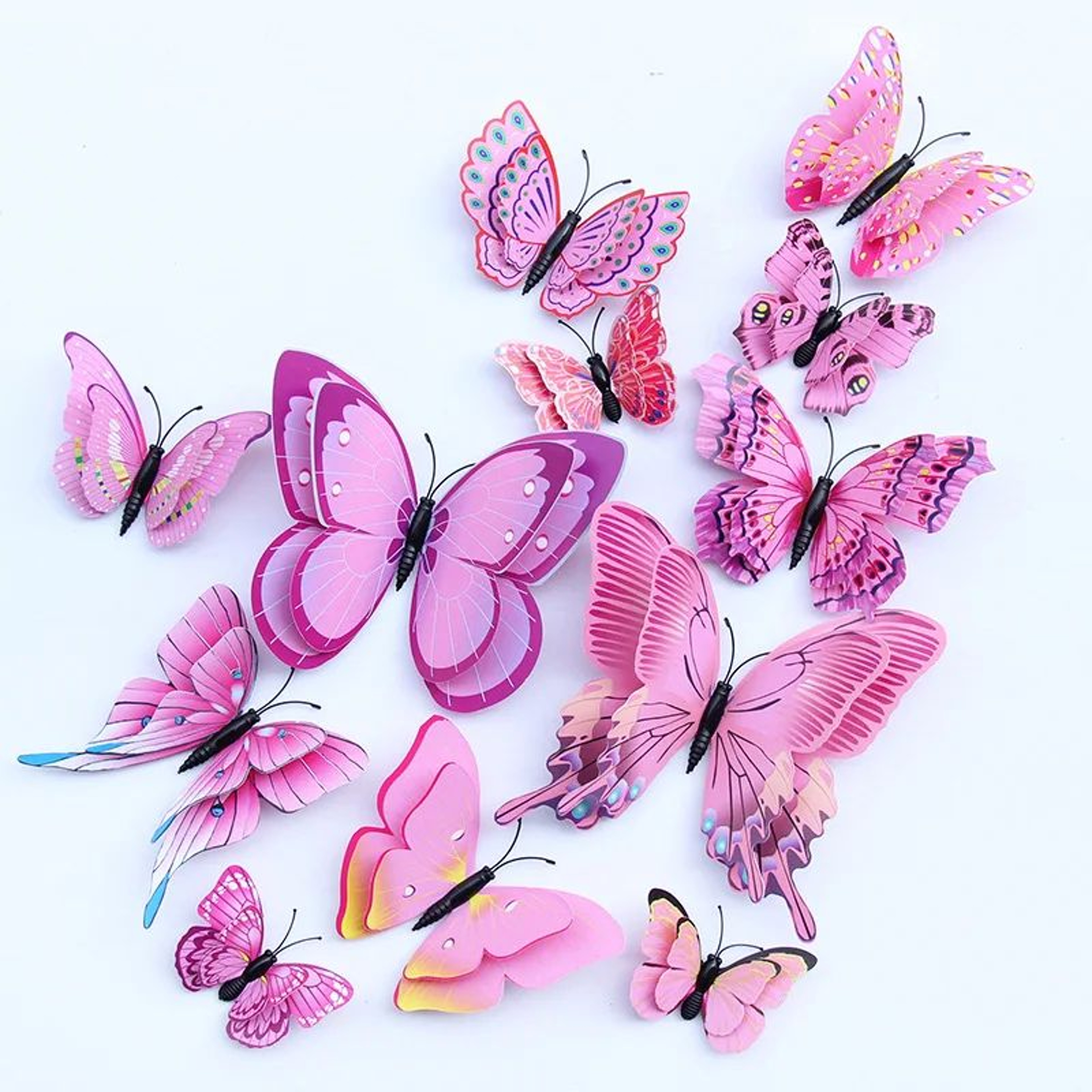Flutterelle Double Layer 3D Butterfly Wall Decor 0