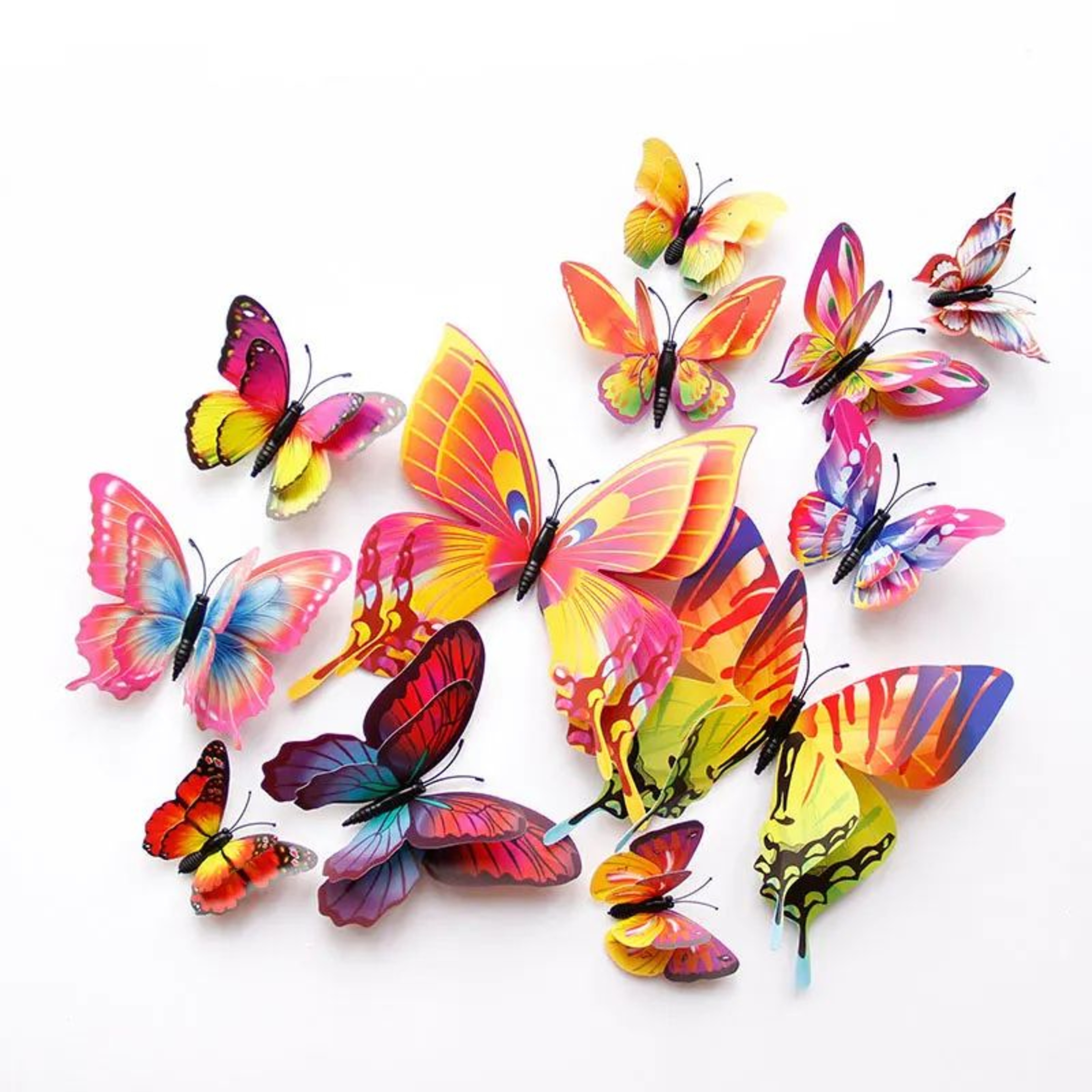 Flutterelle Double Layer 3D Butterfly Wall Decor 15