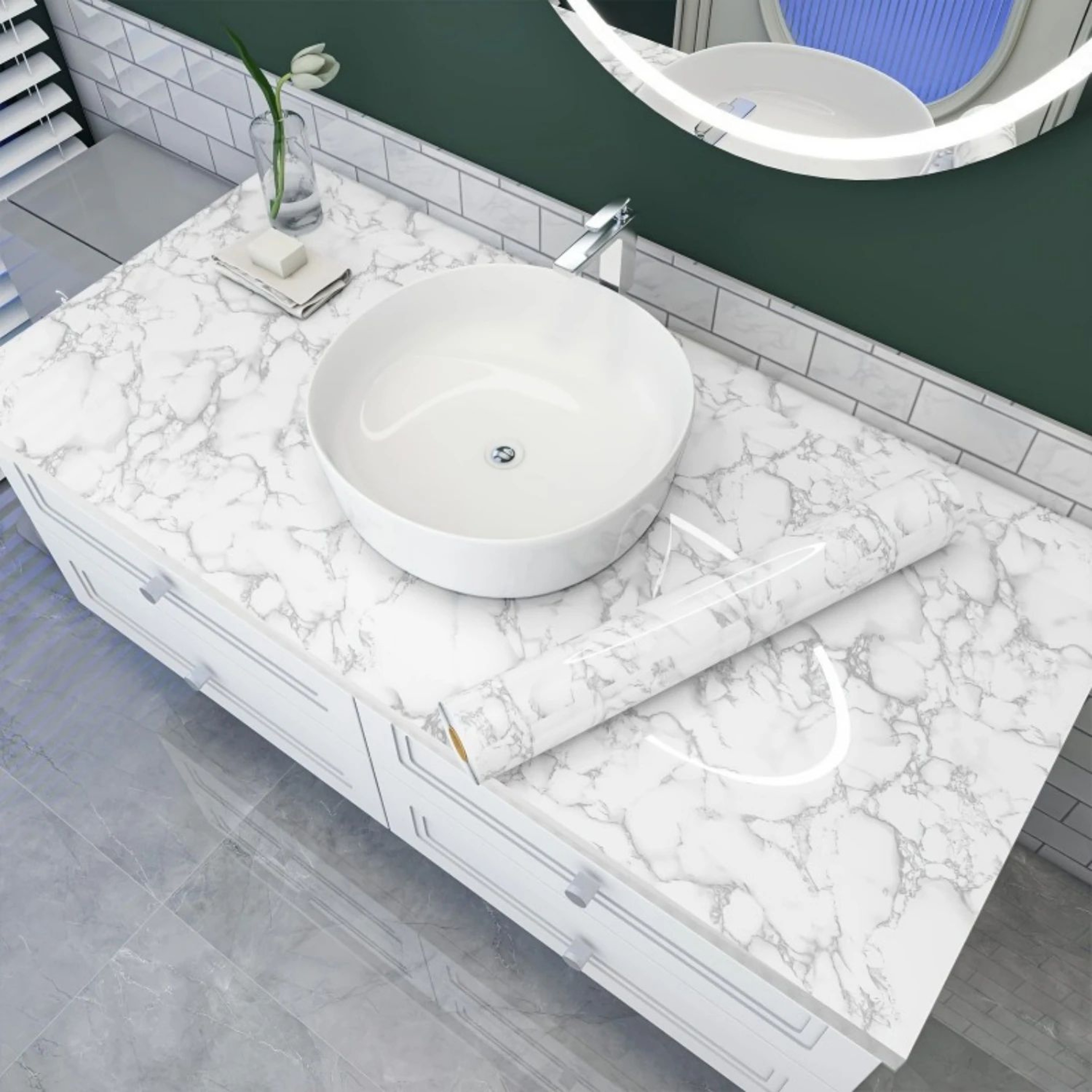 Pearlisse Pink Marble Peel And Stick Wallpaper 6