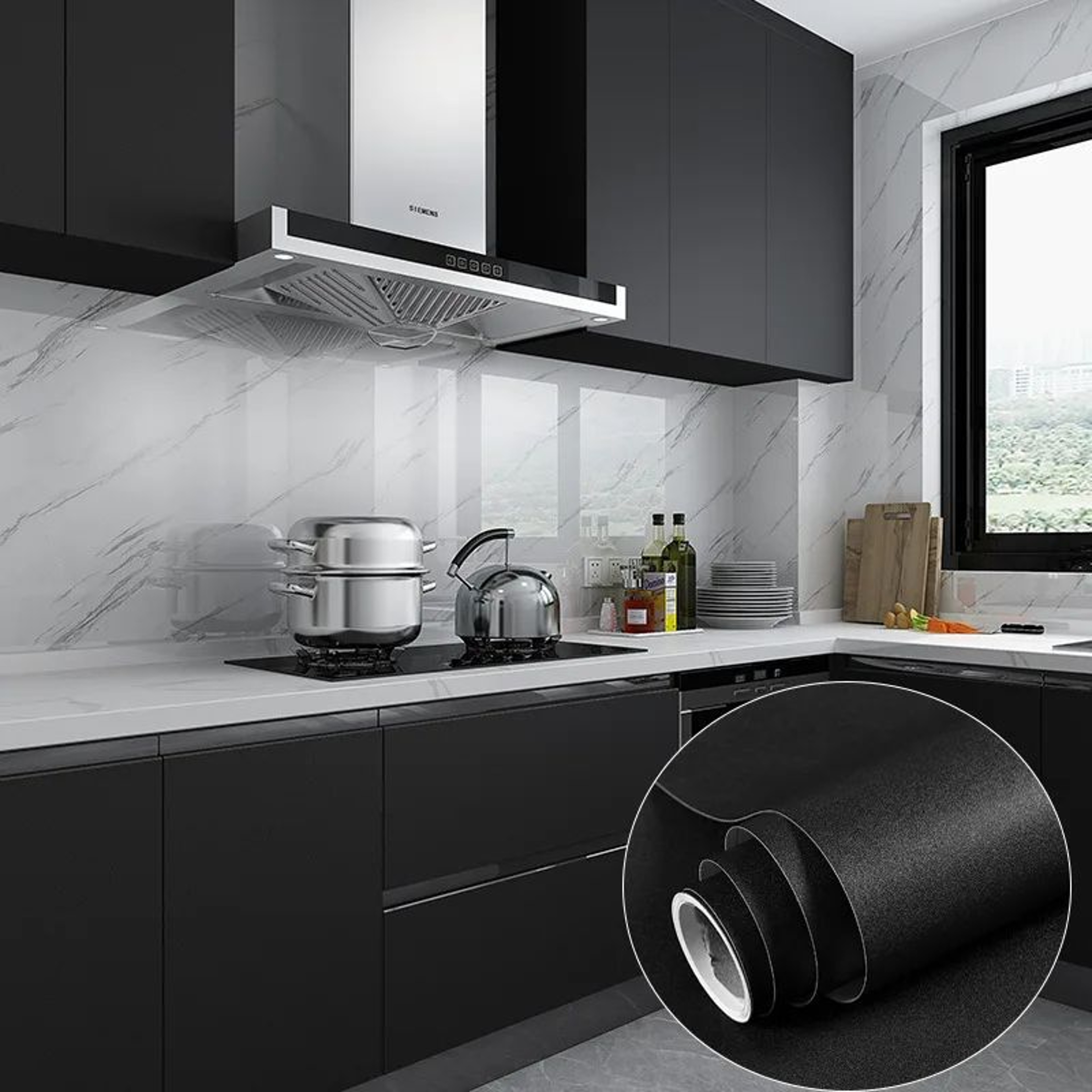 Solivane Matte Solid Color Peel And Stick Wallpaper 1