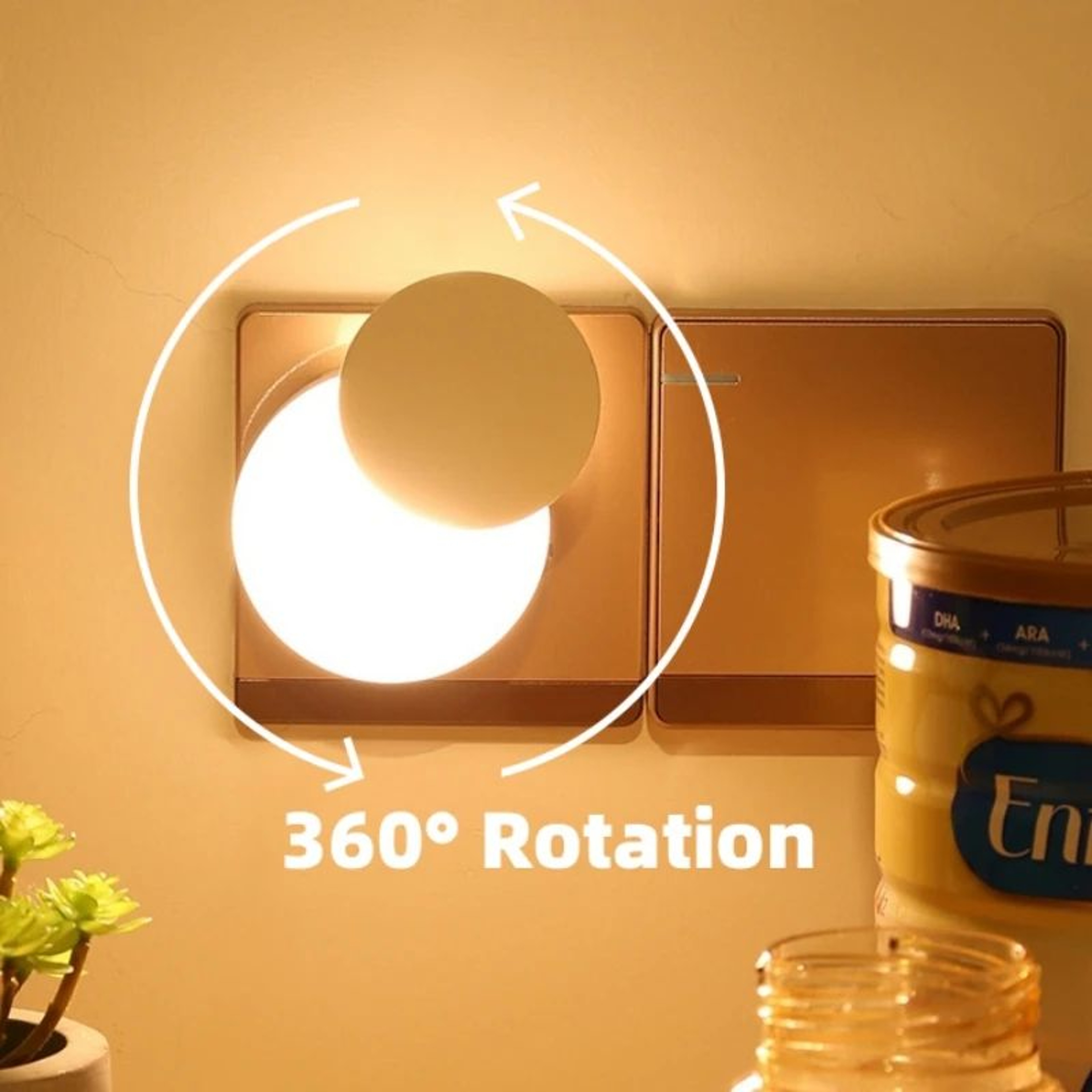 LumiSense Automatic LED Plug In Night Light 0