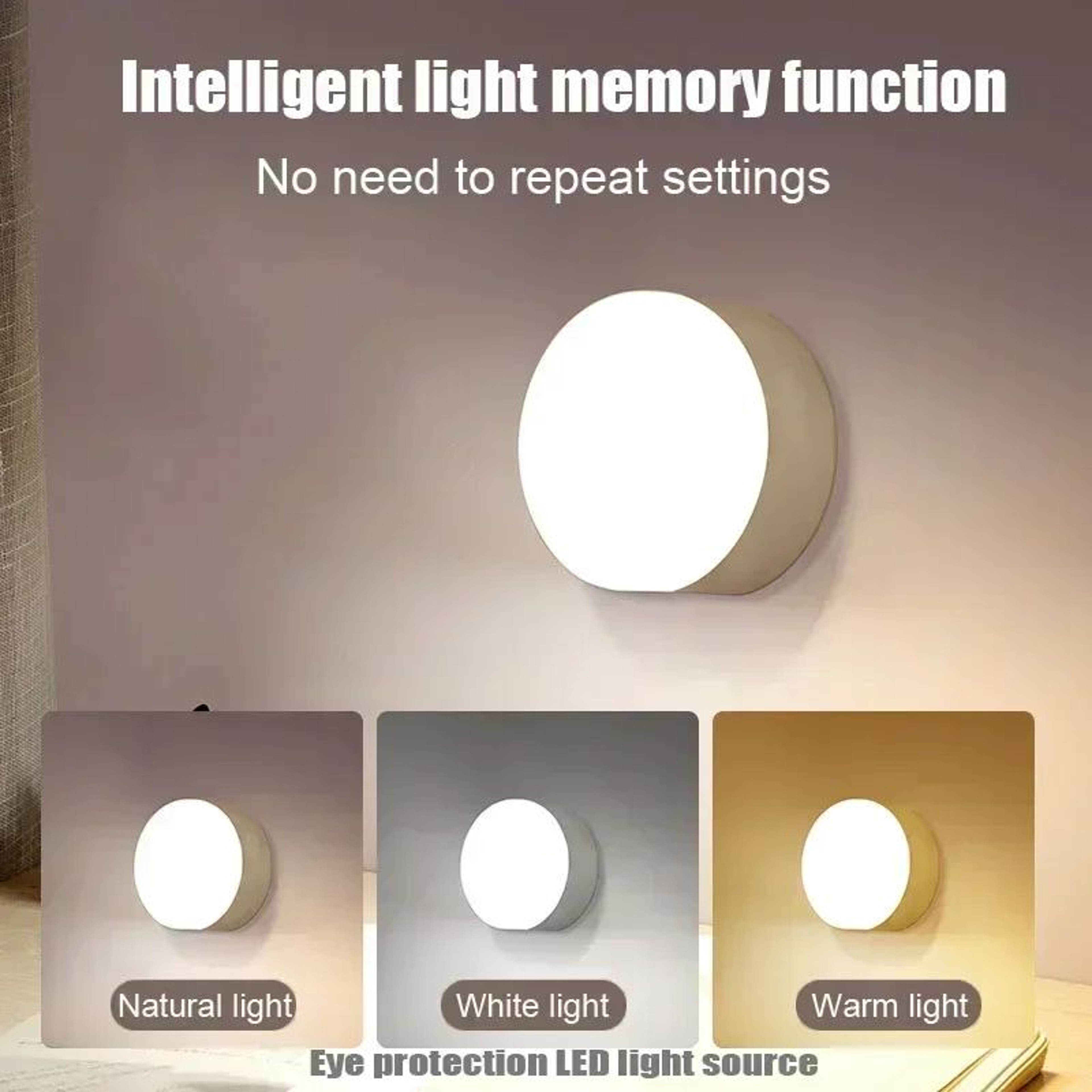 GlowTap Rechargeable Magnetic Touch Night Light 4