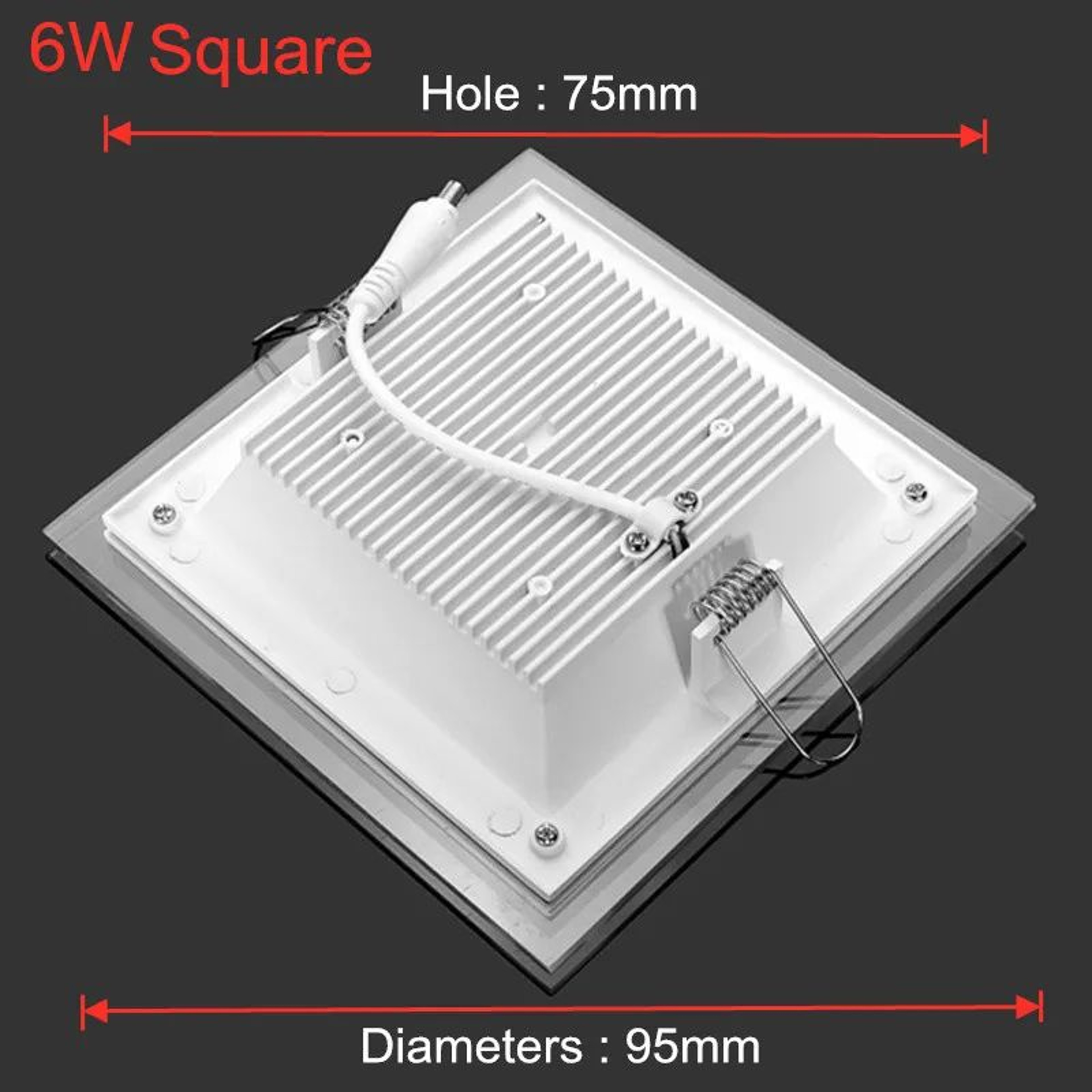 Glass LED Recessed Ceiling Downlight 7