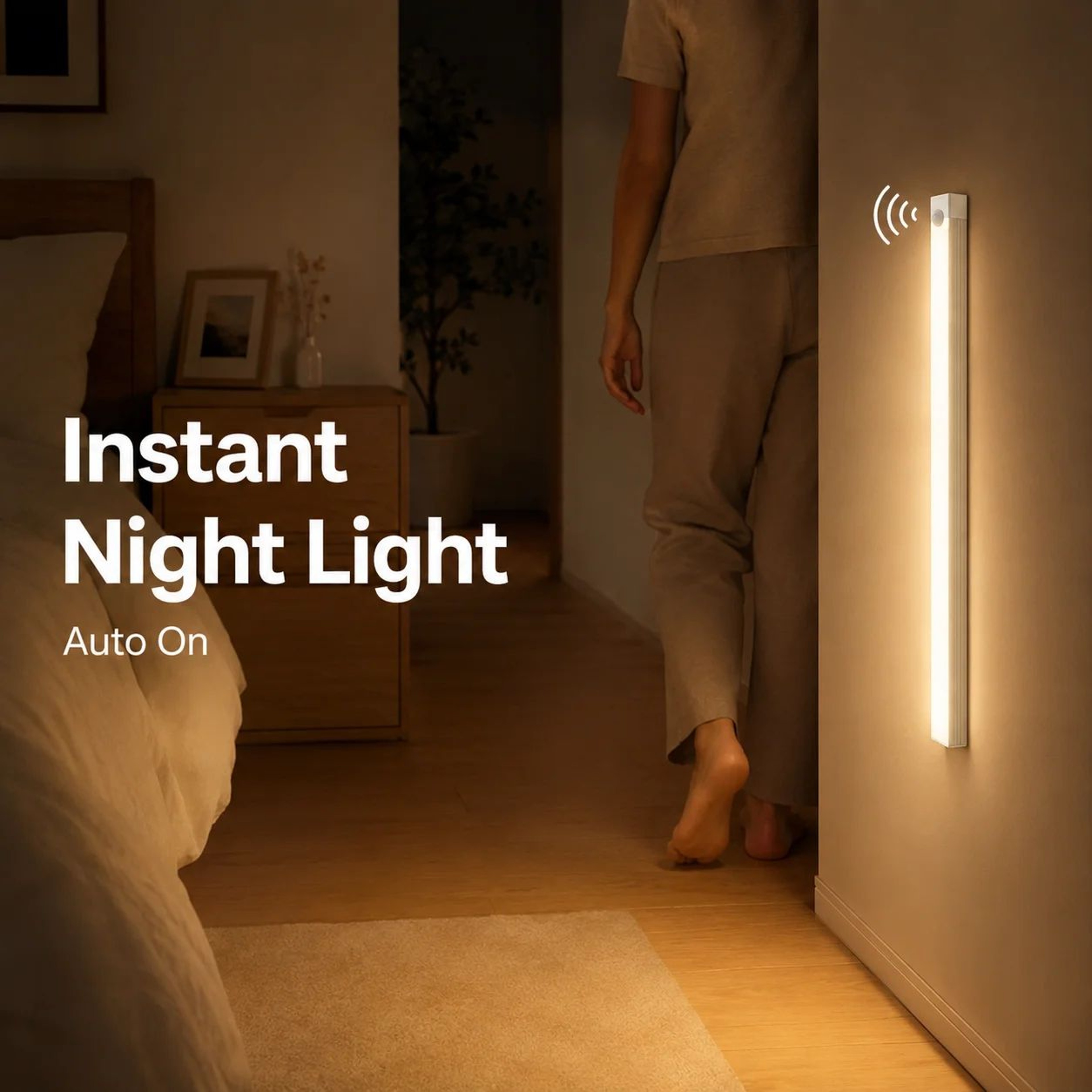 PIR Motion Sensor LED Battery Light 3
