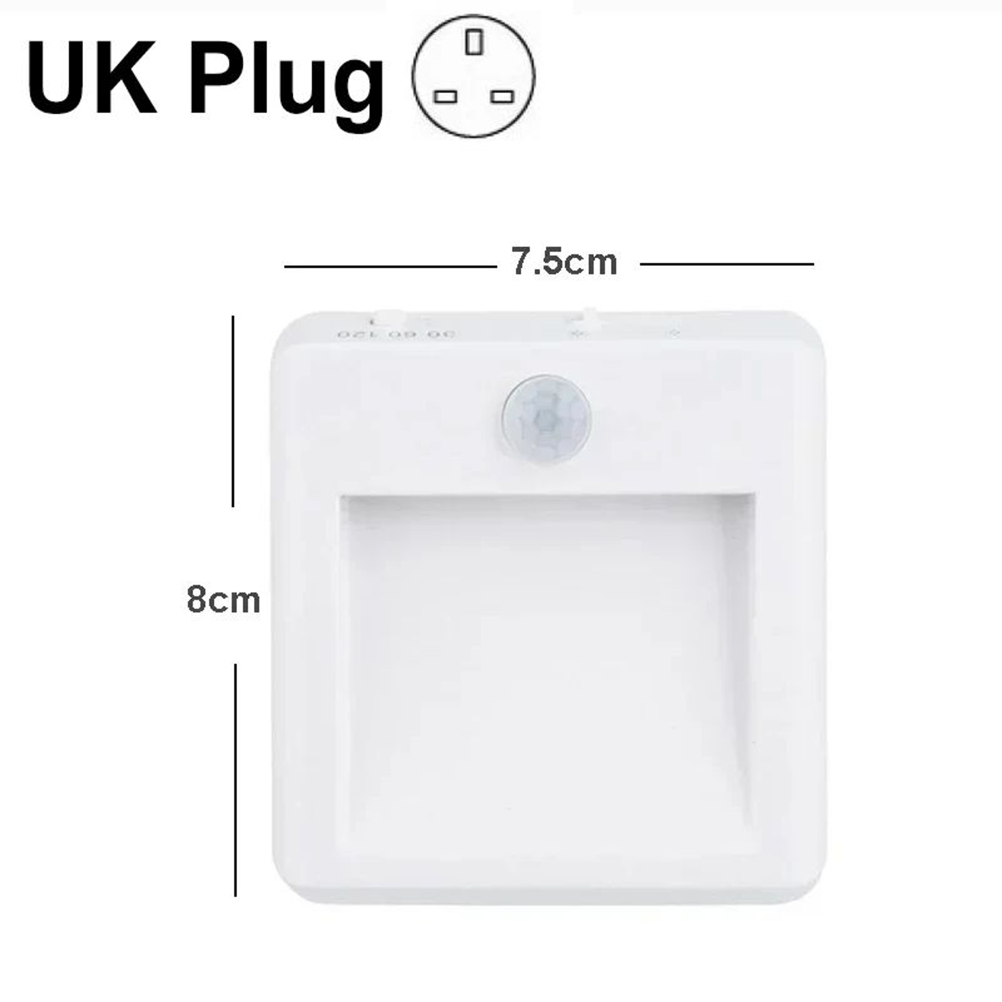 Warm White Motion Sensor Plug In Night Light 8