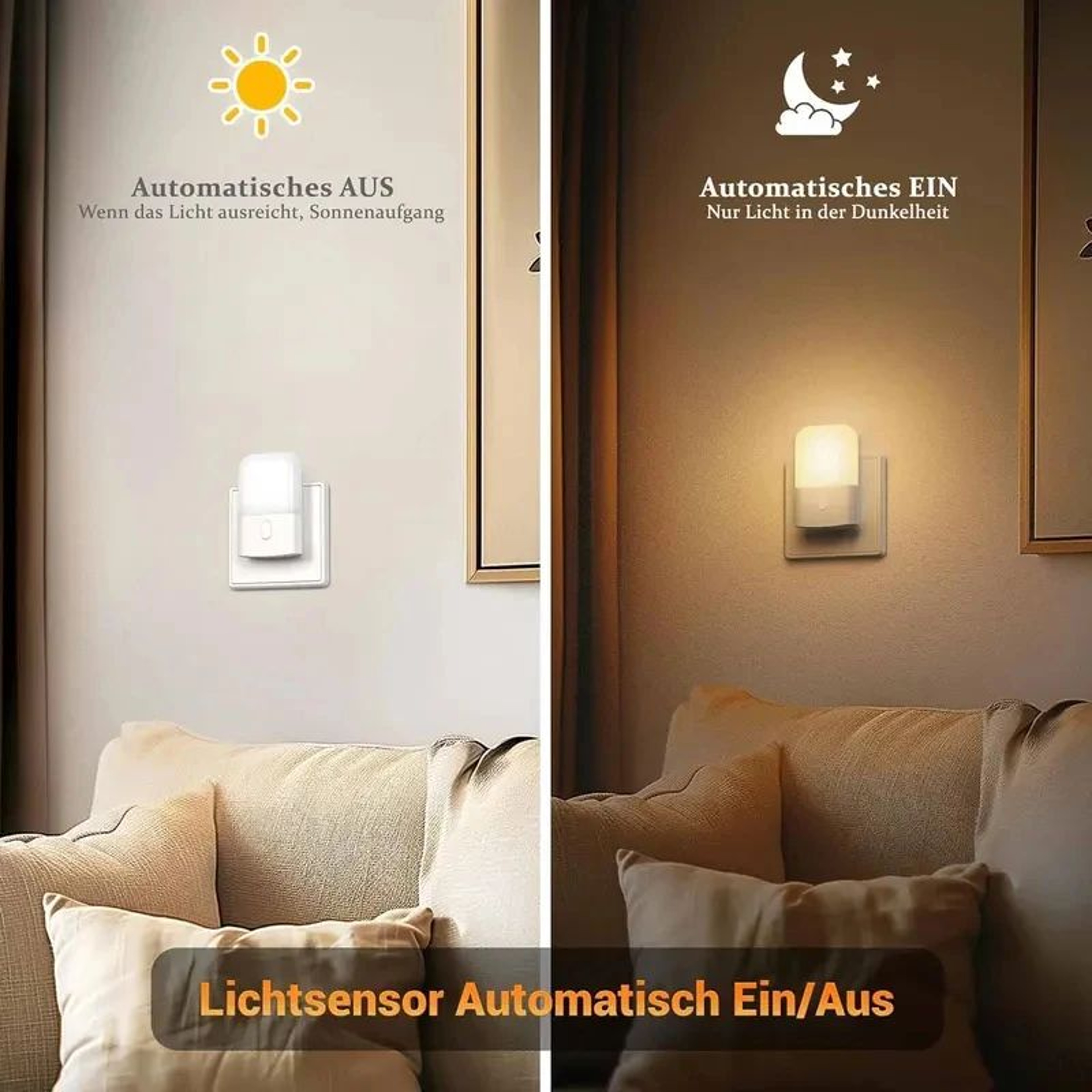 Dimmable Dusk To Dawn LED Plug In Night Light 2