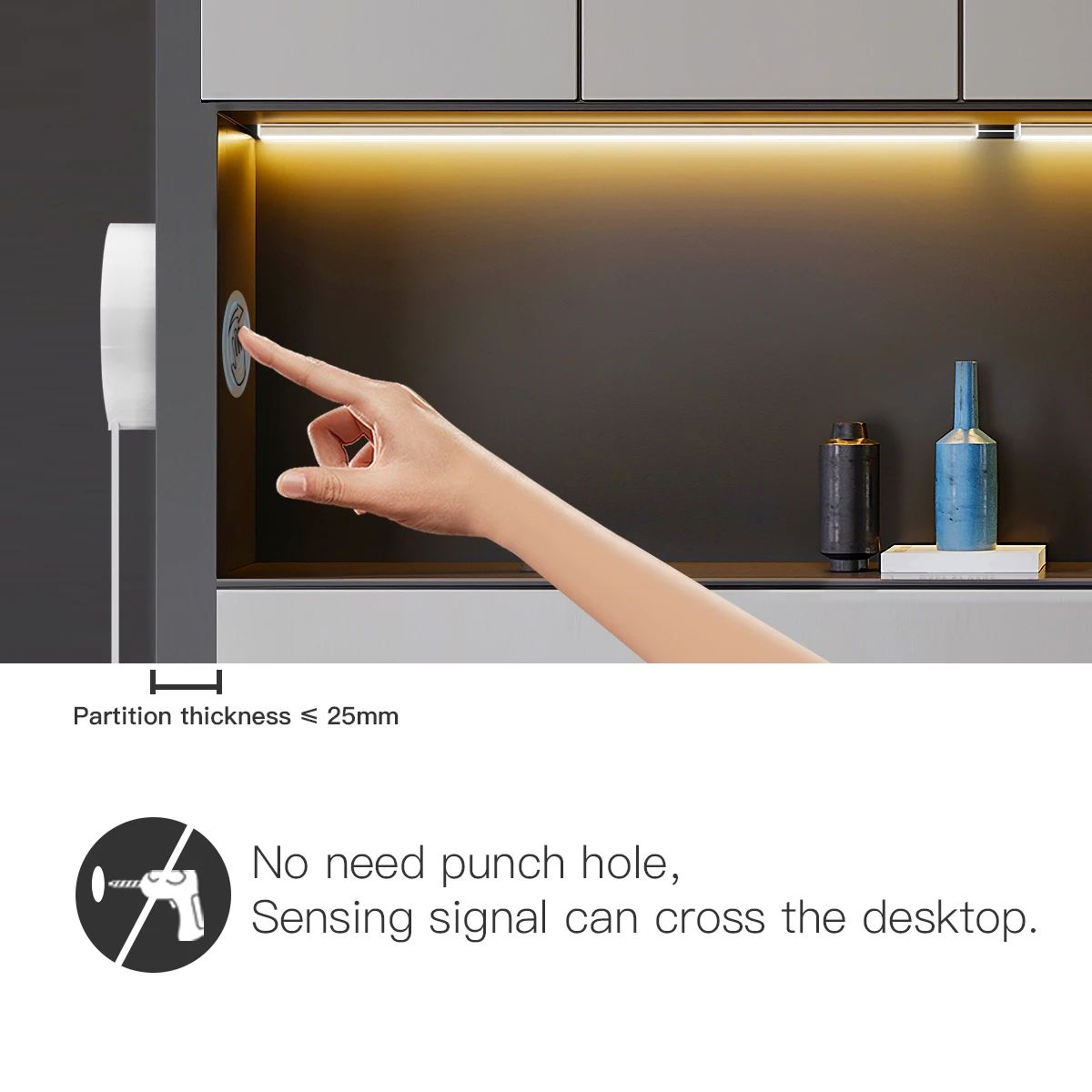 Dimmable Touch Sensor LED Under Cabinet Light 4