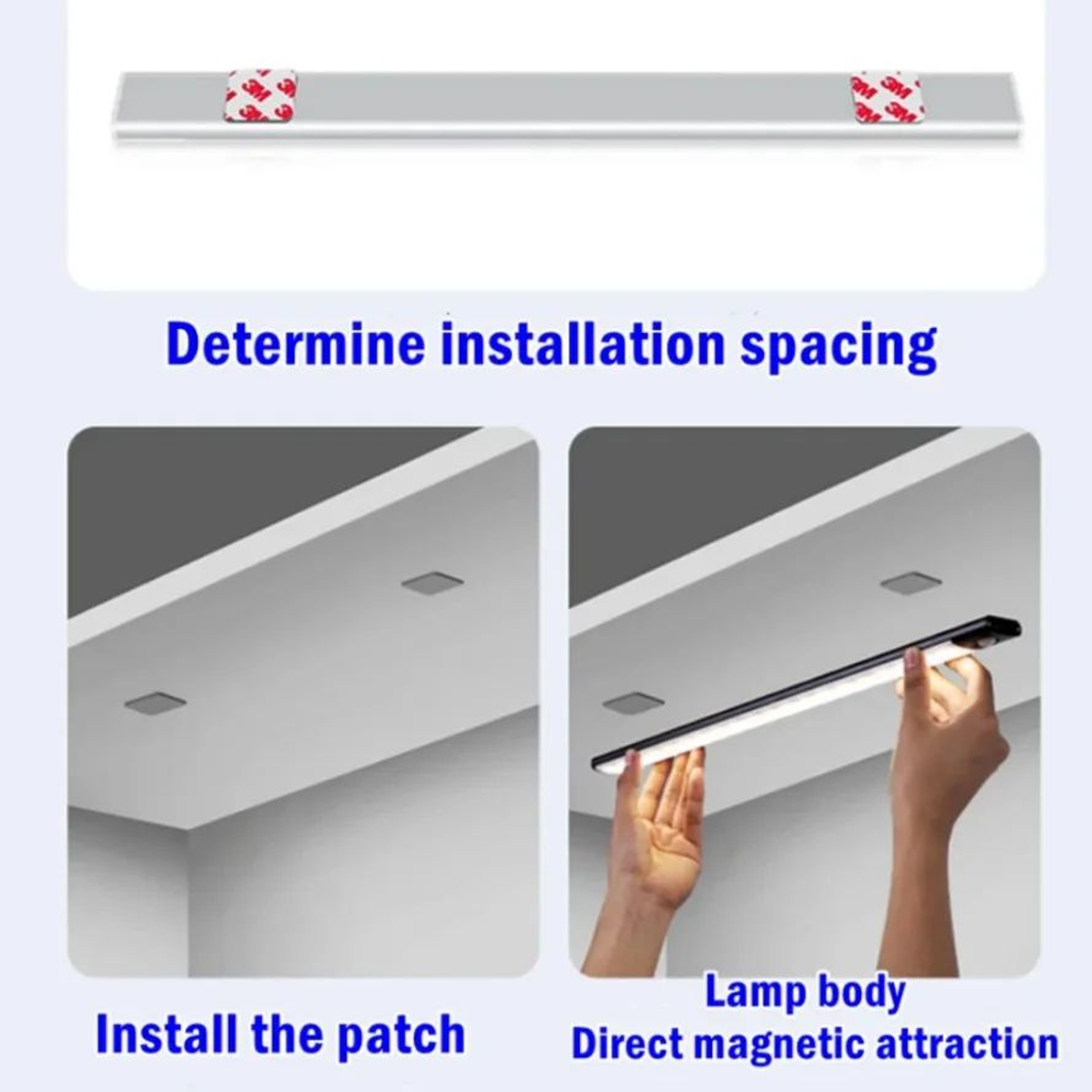 Rechargeable Motion Sensor LED Under Cabinet Light 5