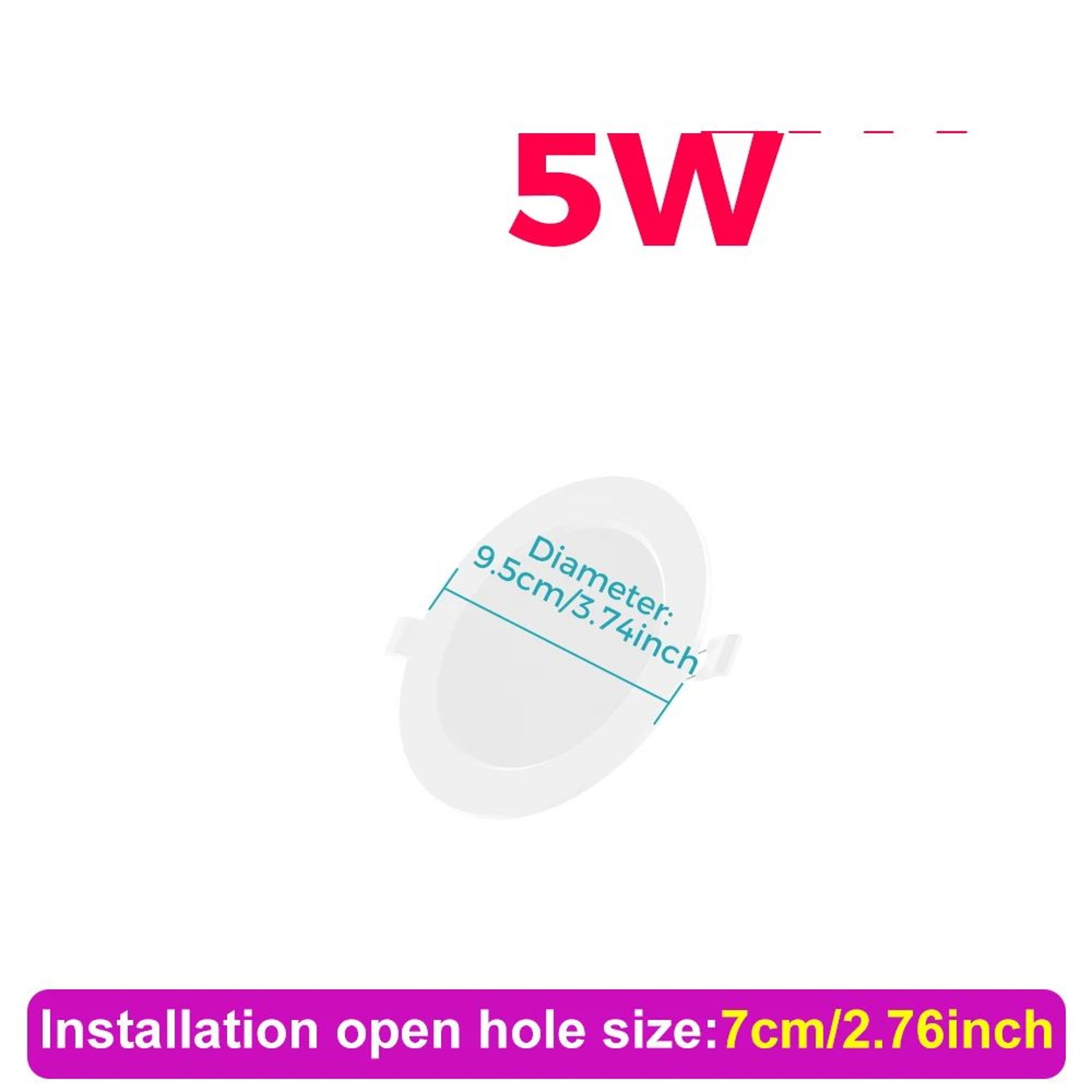 Ultra Thin LED Recessed Ceiling Downlight 6
