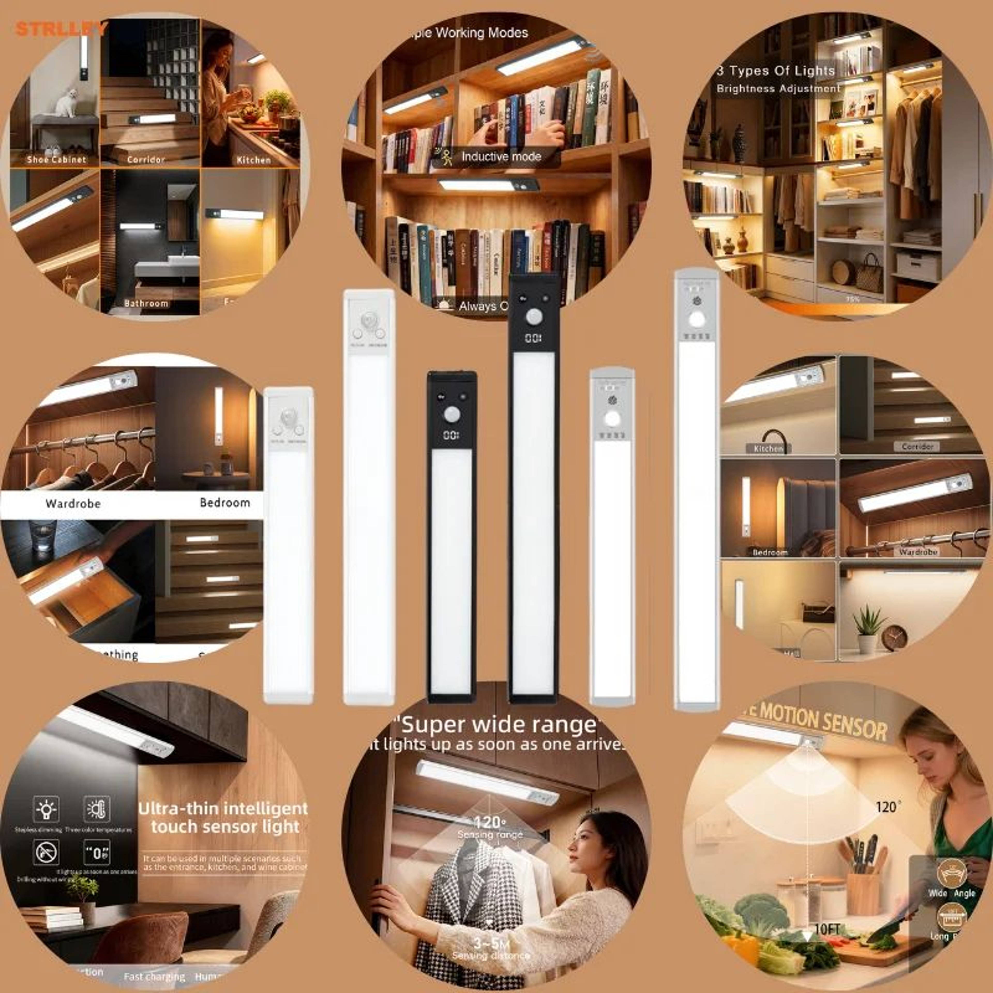 Wireless Rechargeable Motion Sensor Night Light 3
