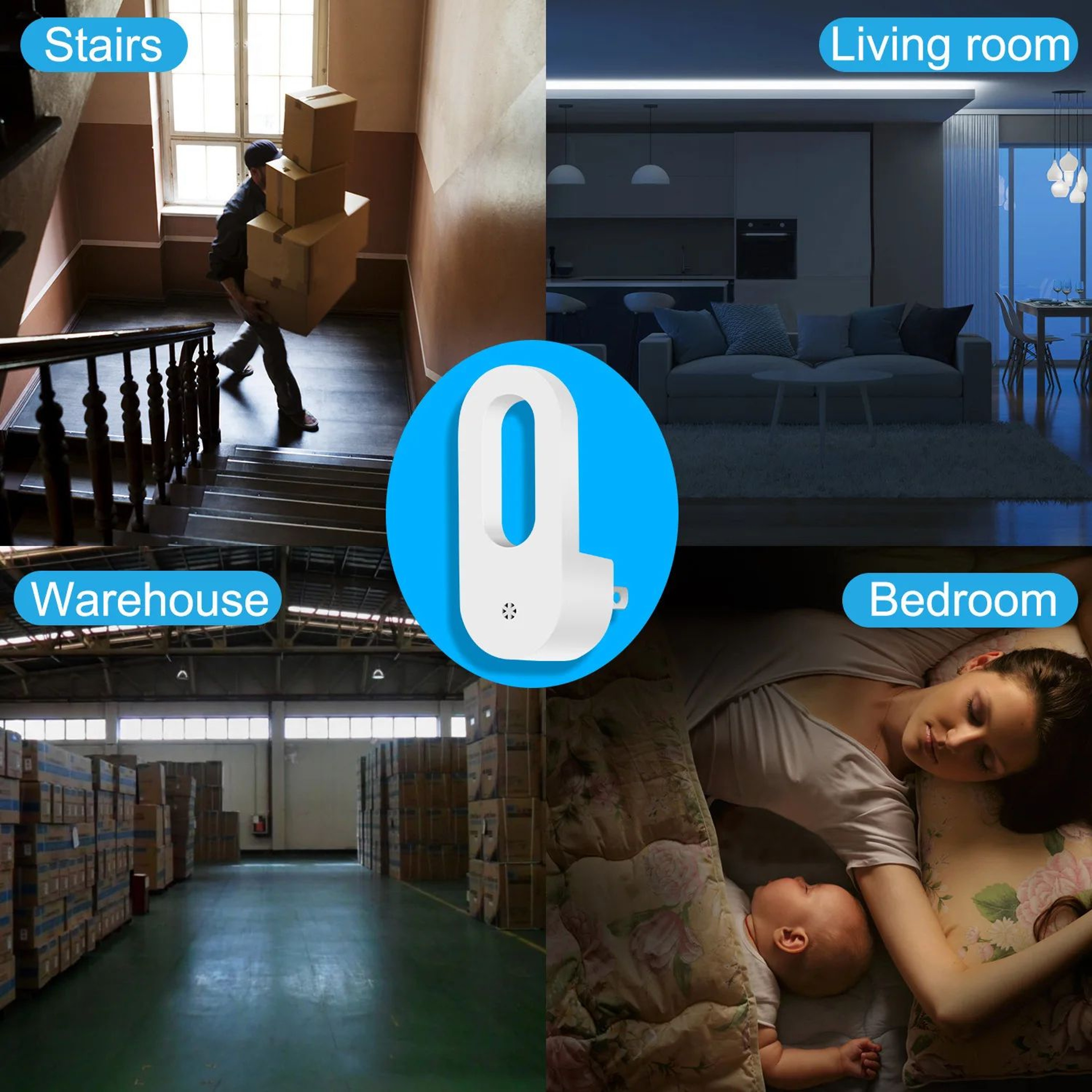 Automatic Twilight Sensor Plug In Night Light 4
