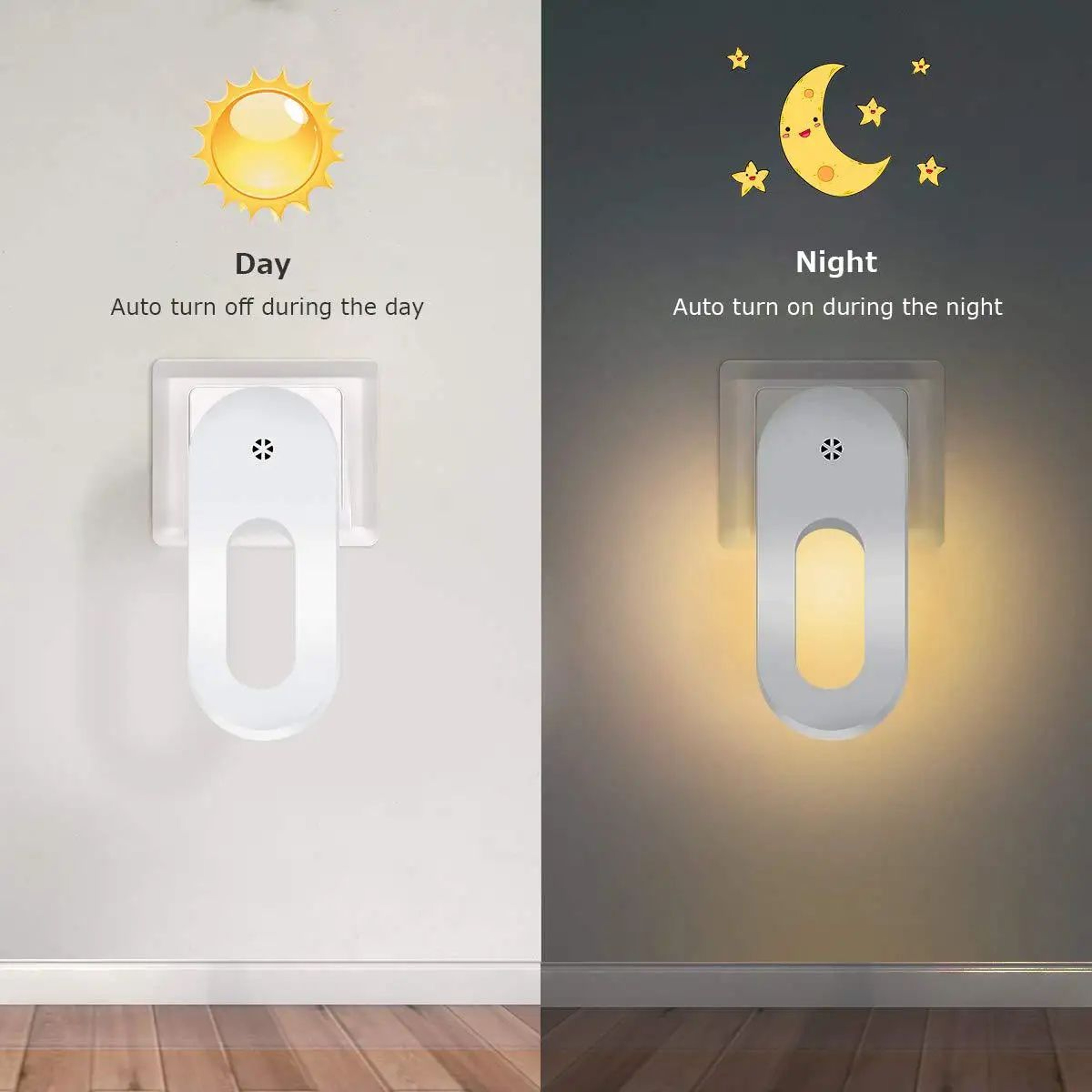 Automatic Twilight Sensor Plug In Night Light 2