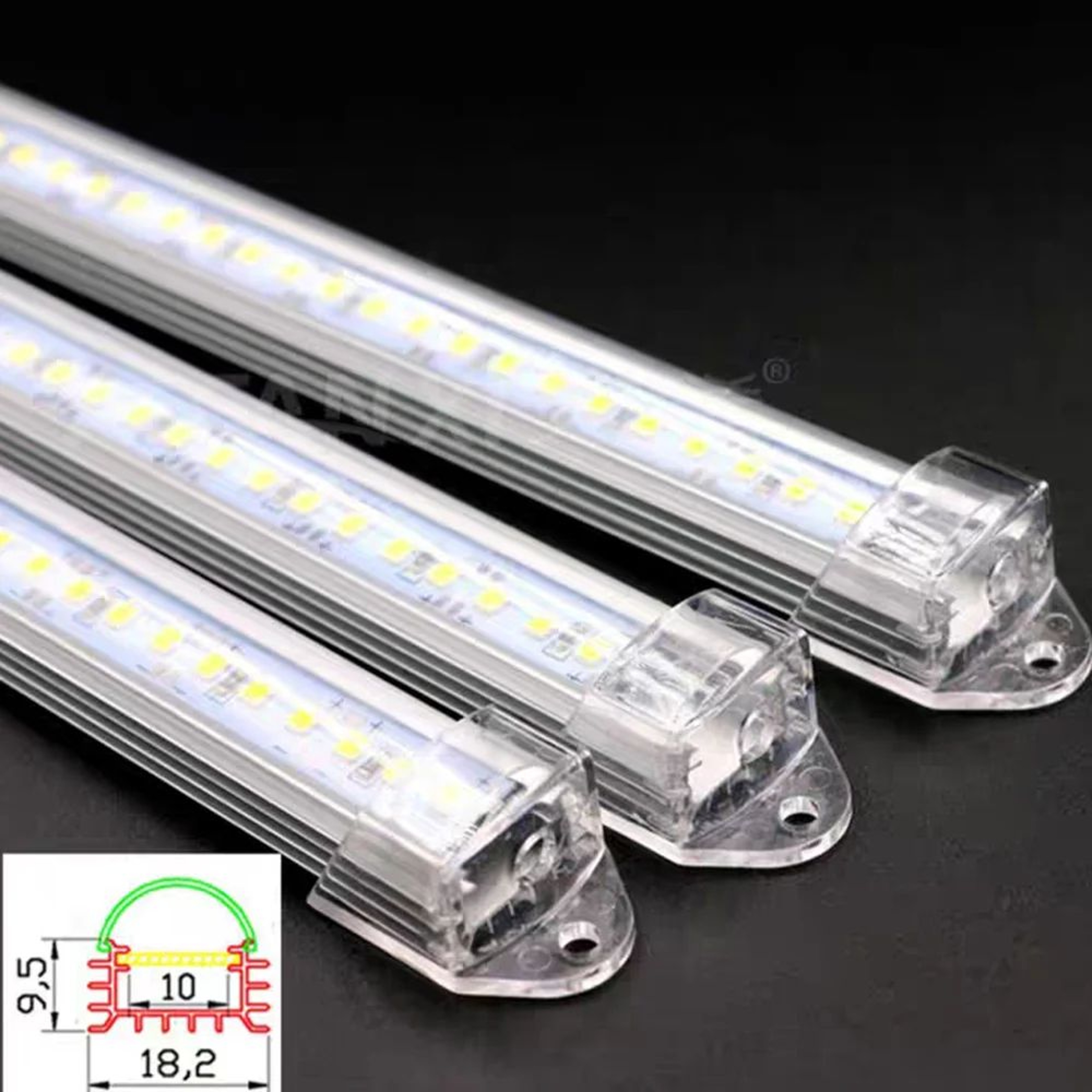 5 Piece LED Rigid Bar Light Set 0