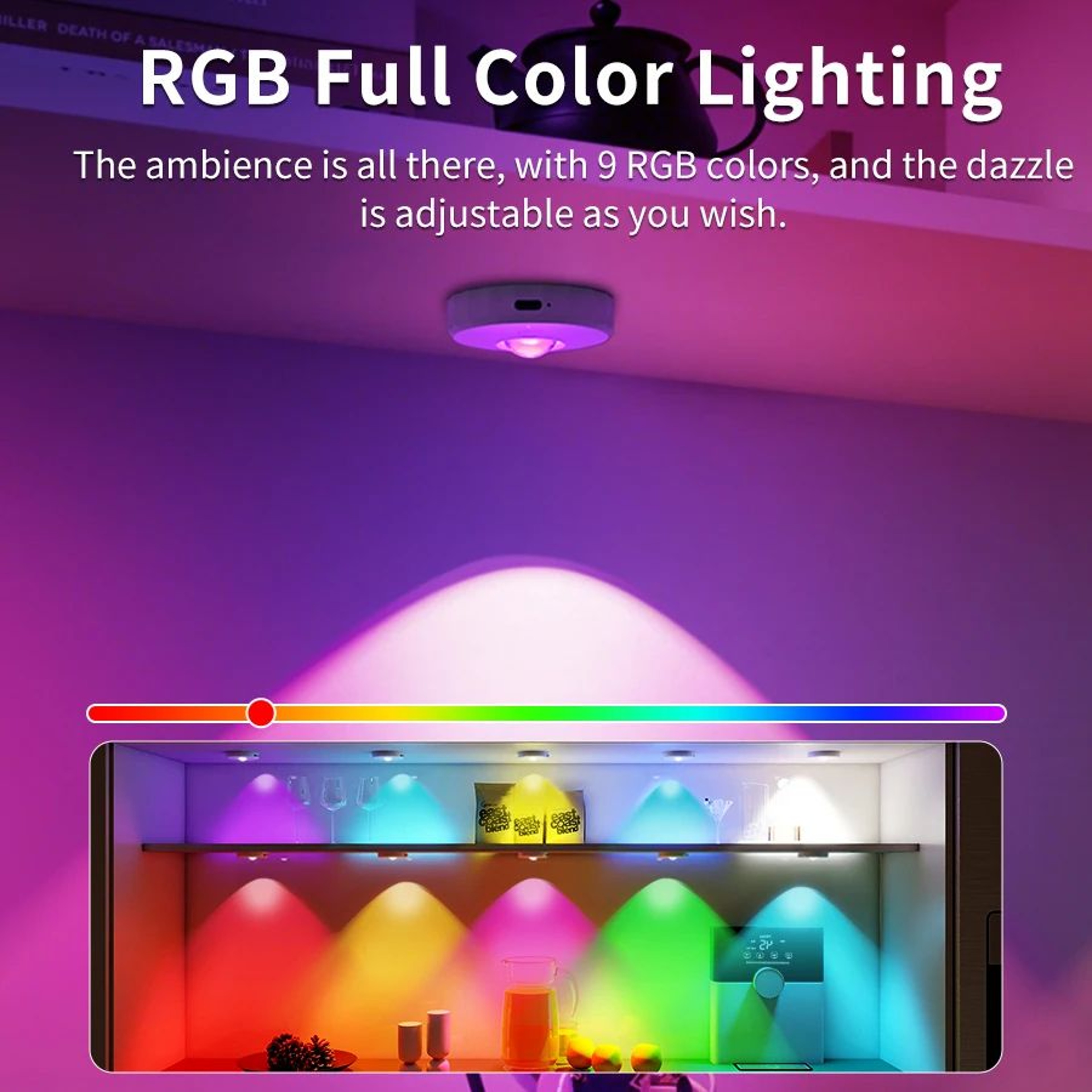 Rechargeable RGB Magnetic Display Spotlight 2
