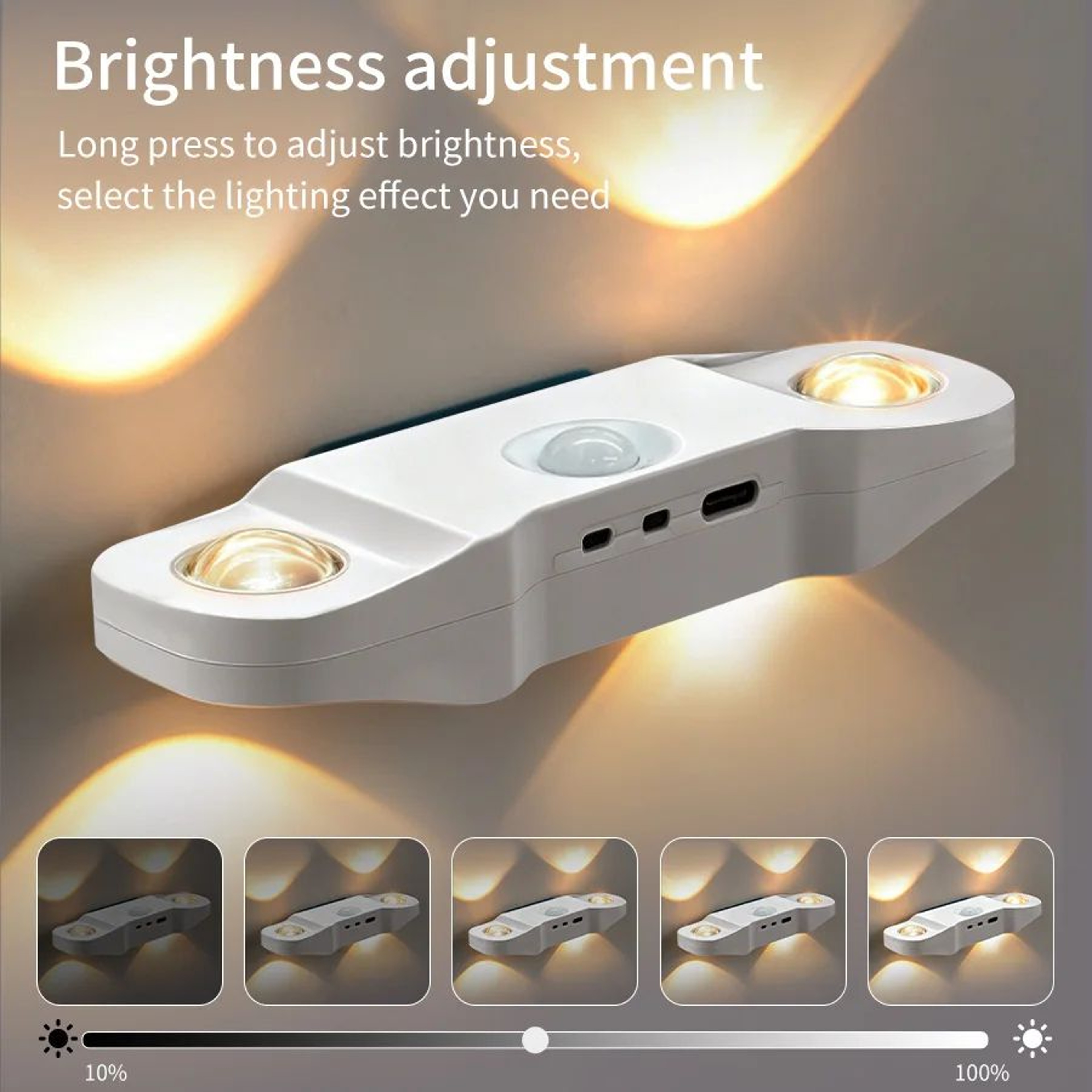 Magnetic RGB Motion Sensor Wall Light 2