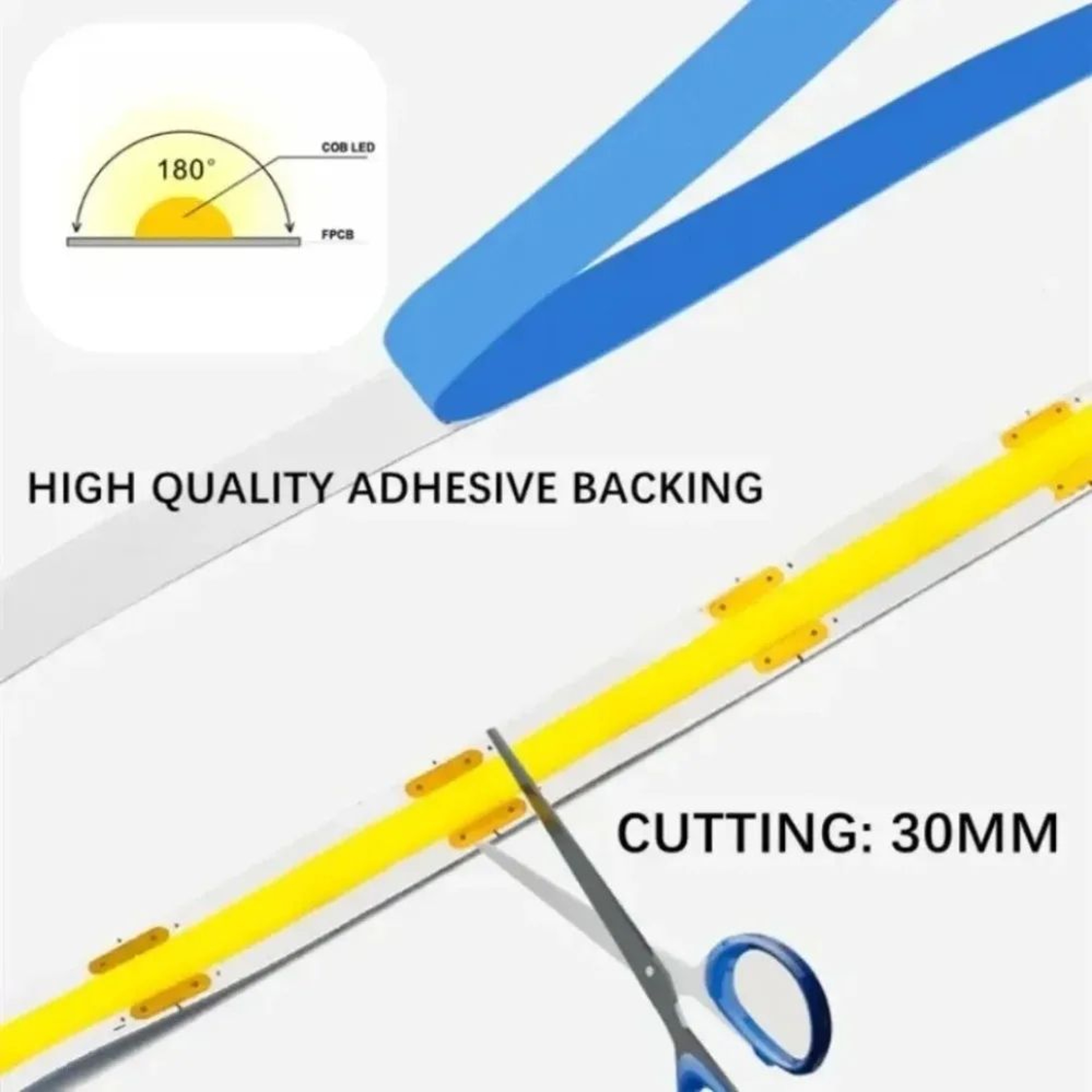 Touch Dimmable USB COB LED Rope Light 5