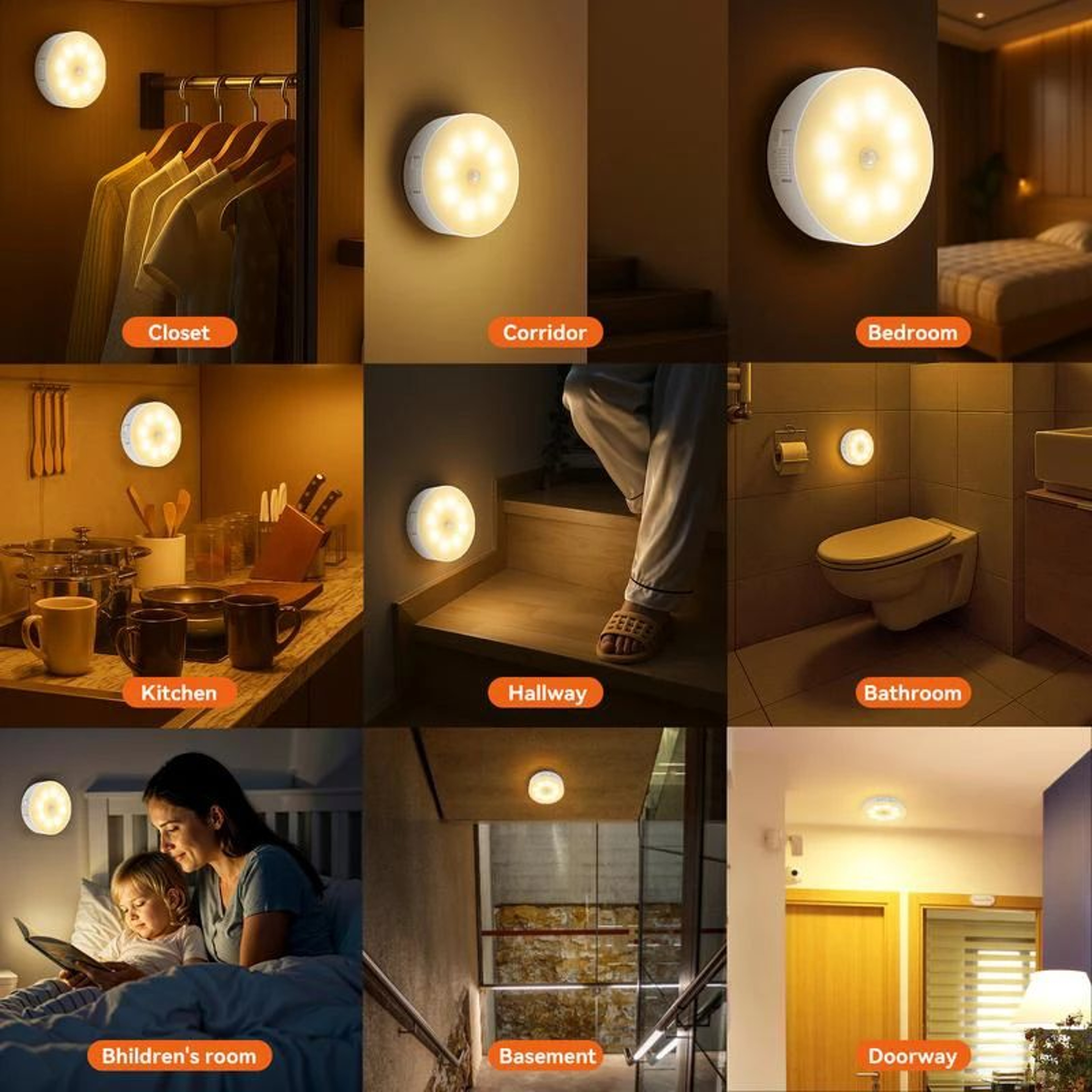 Smart Magnetic Human Body Sensor Night Light 4
