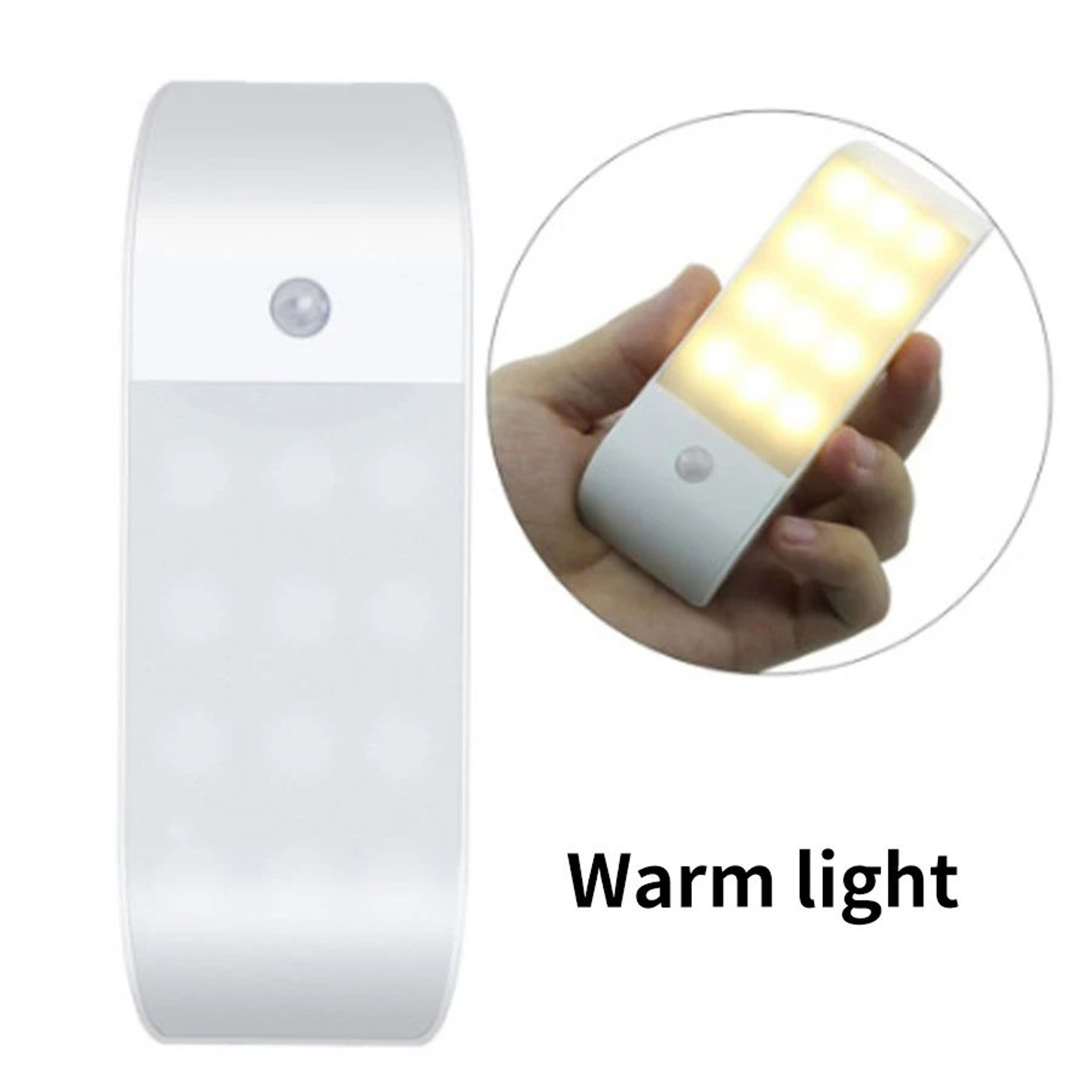 12 LED Rechargeable PIR Closet Night Light 6