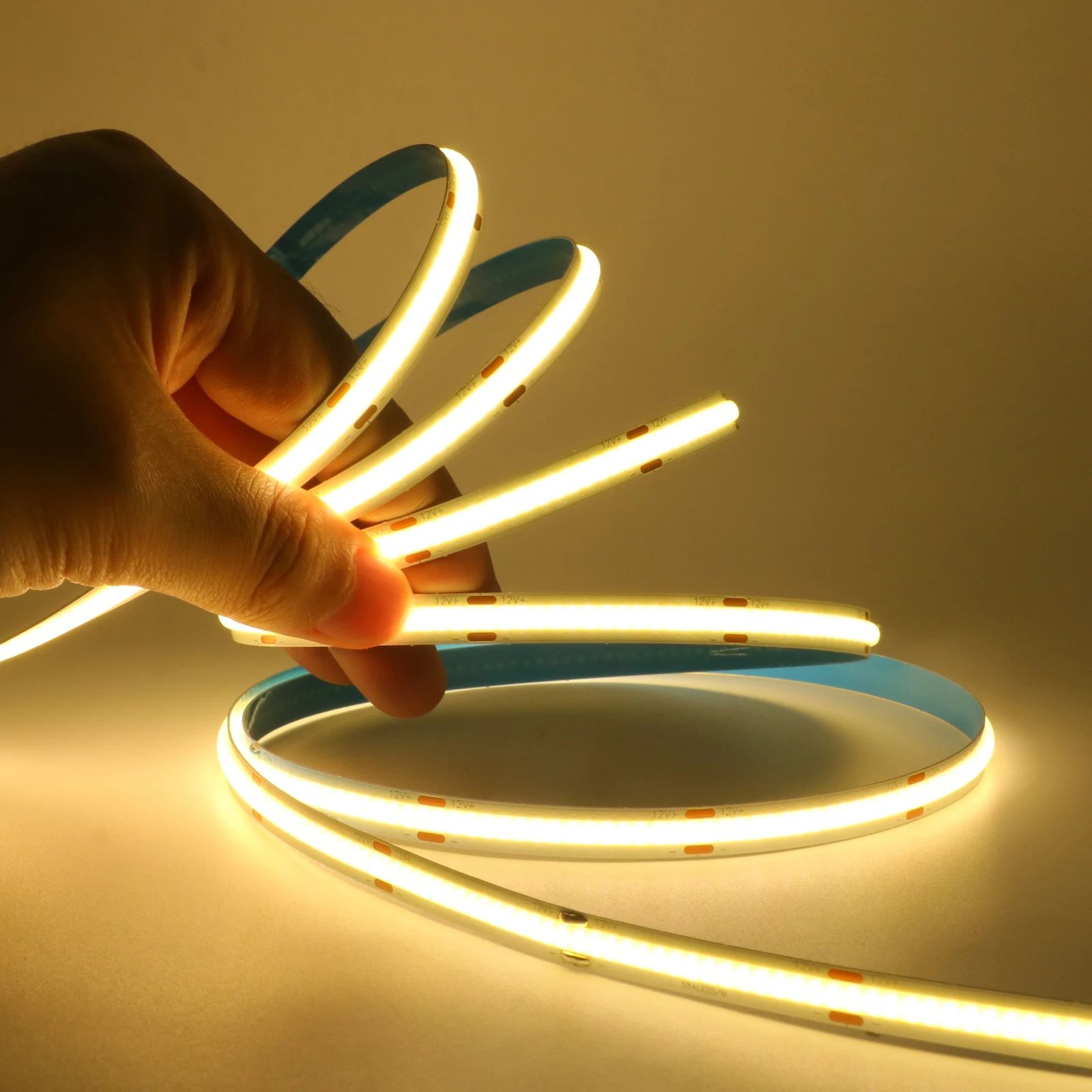 Ultra Thin High Density COB LED Strip Light 4