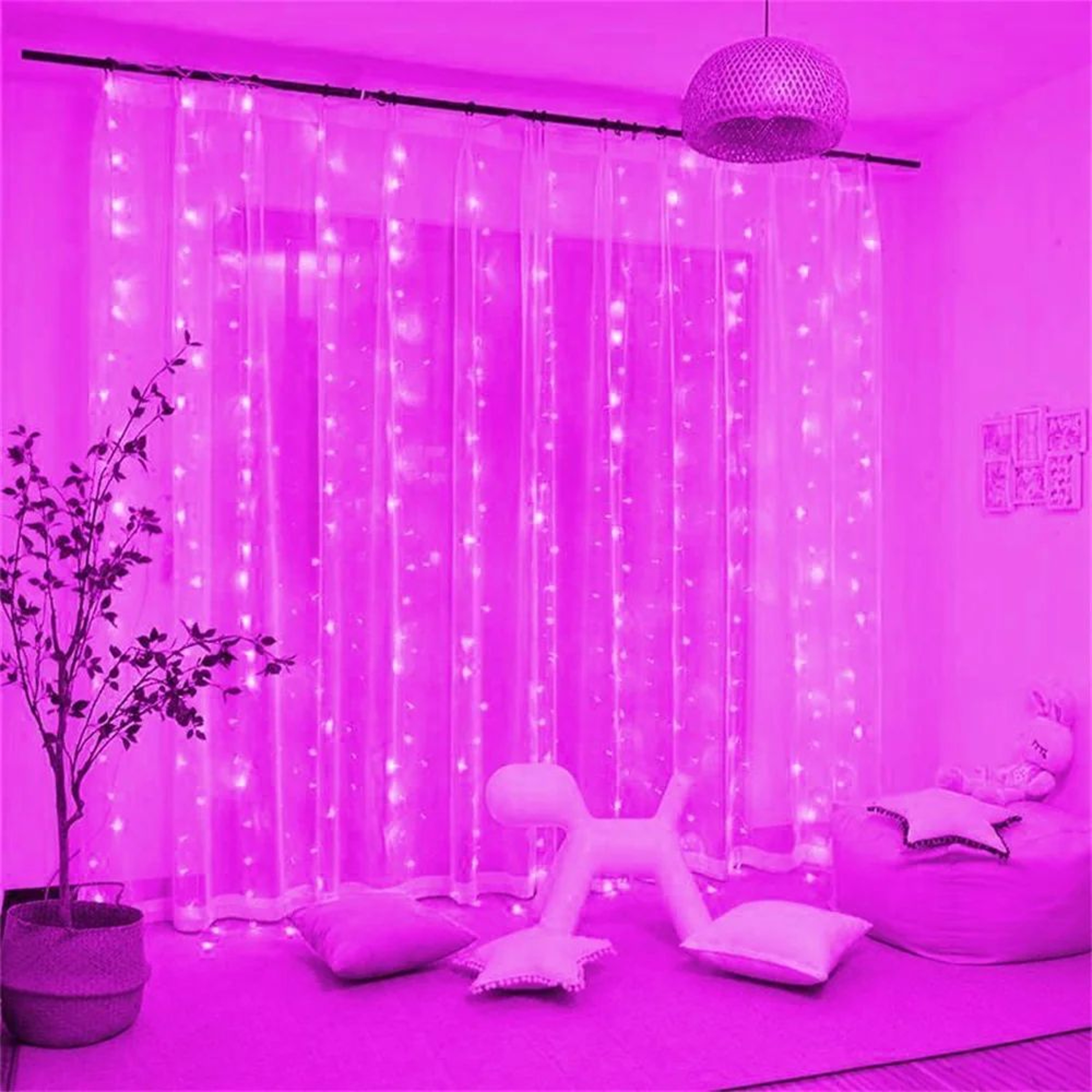 Eight Mode Remote USB Curtain Lights 9