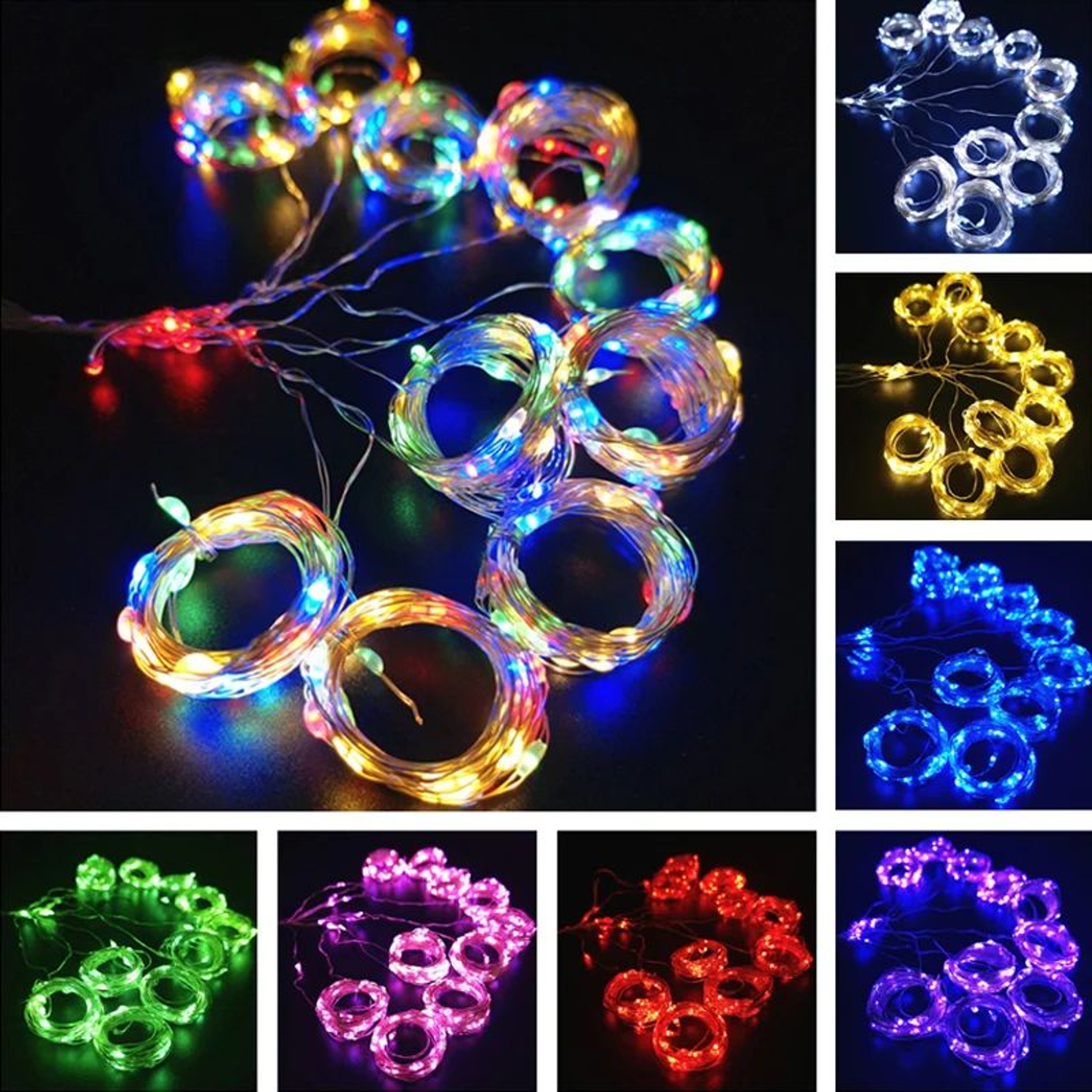 Remote USB Cascading Curtain Lights 3