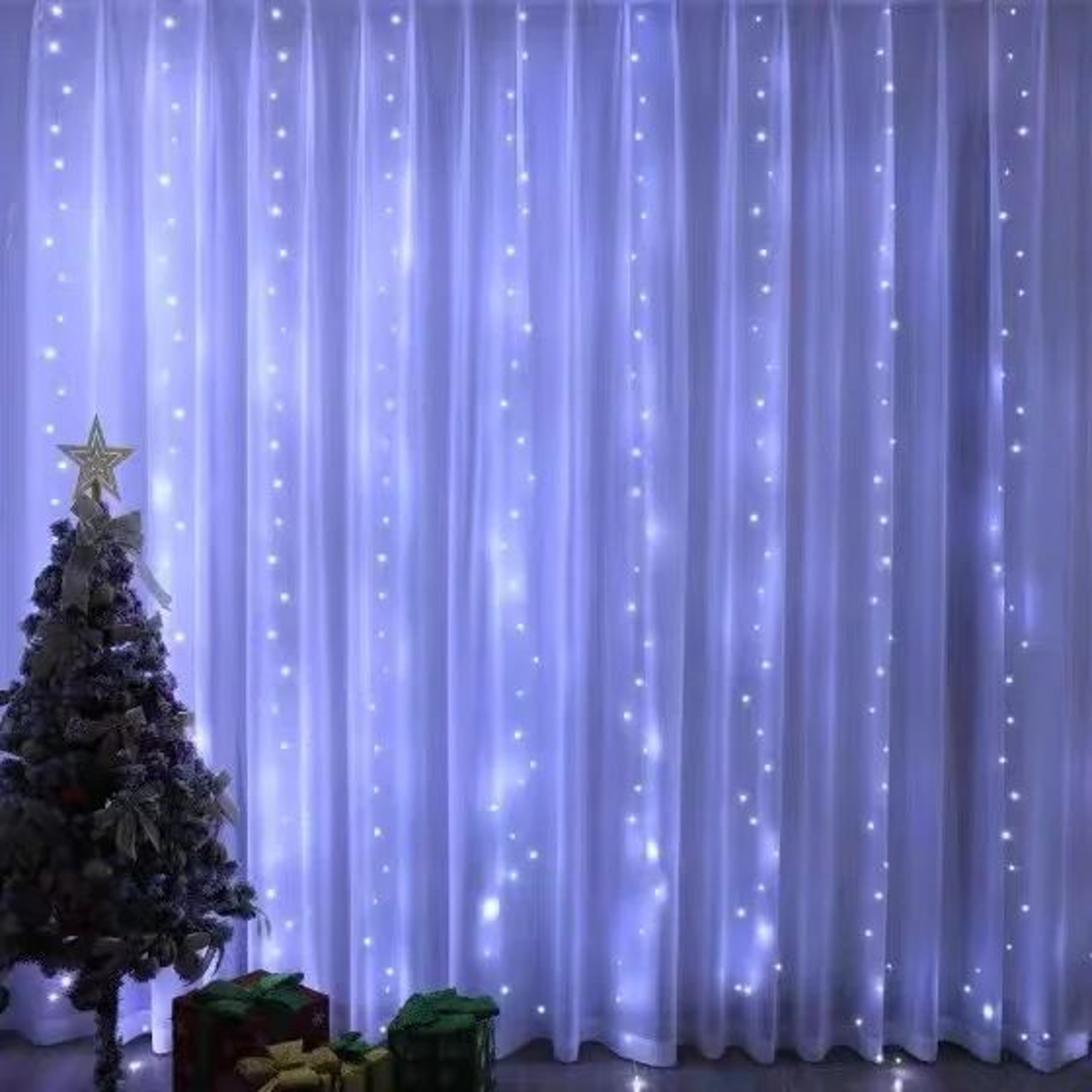 Remote USB Window Curtain Lights 7