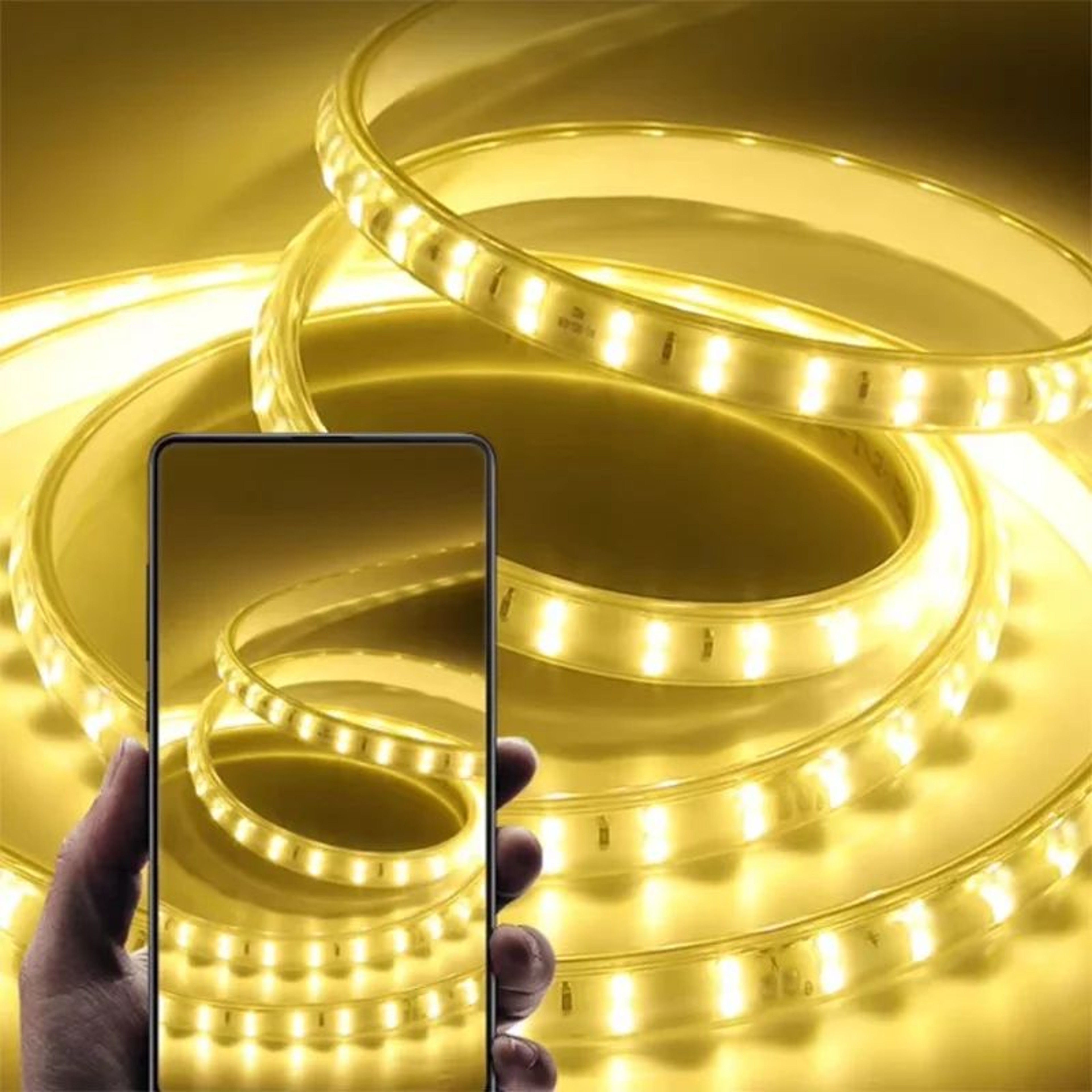 Long Waterproof 220V LED Strip Lights 2