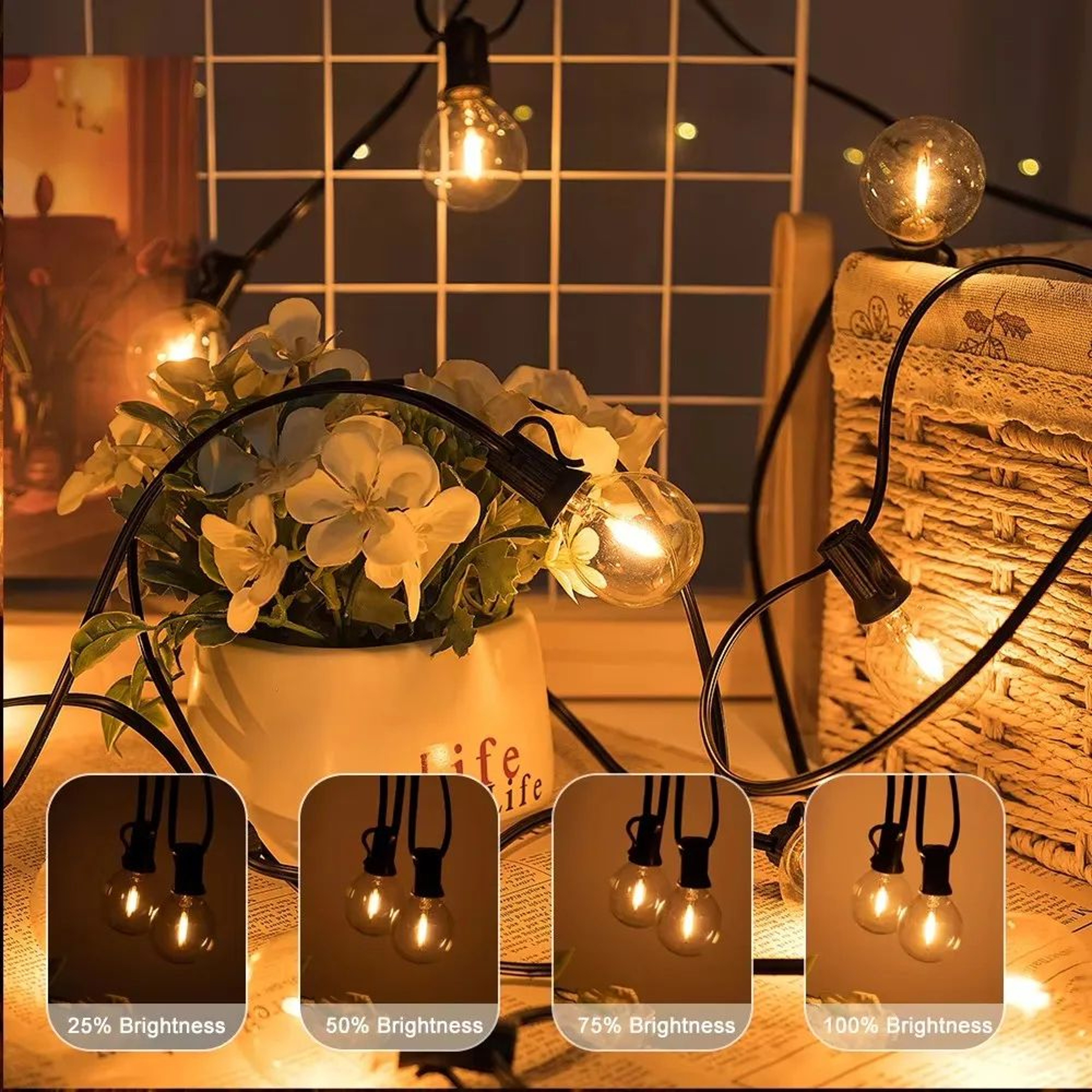 Shatterproof G40 Patio String Lights 1
