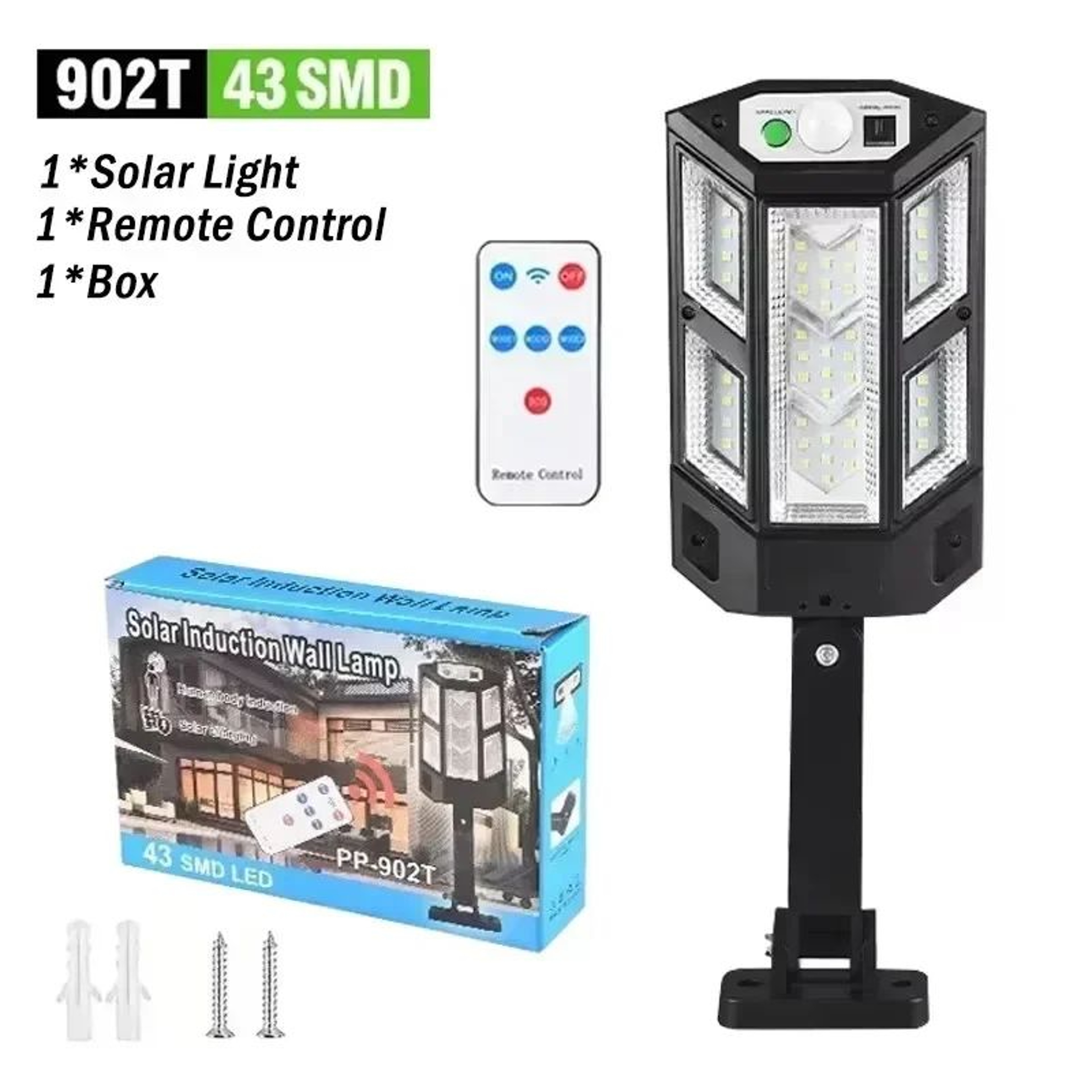 Solar Motion Sensor Wall Light 6