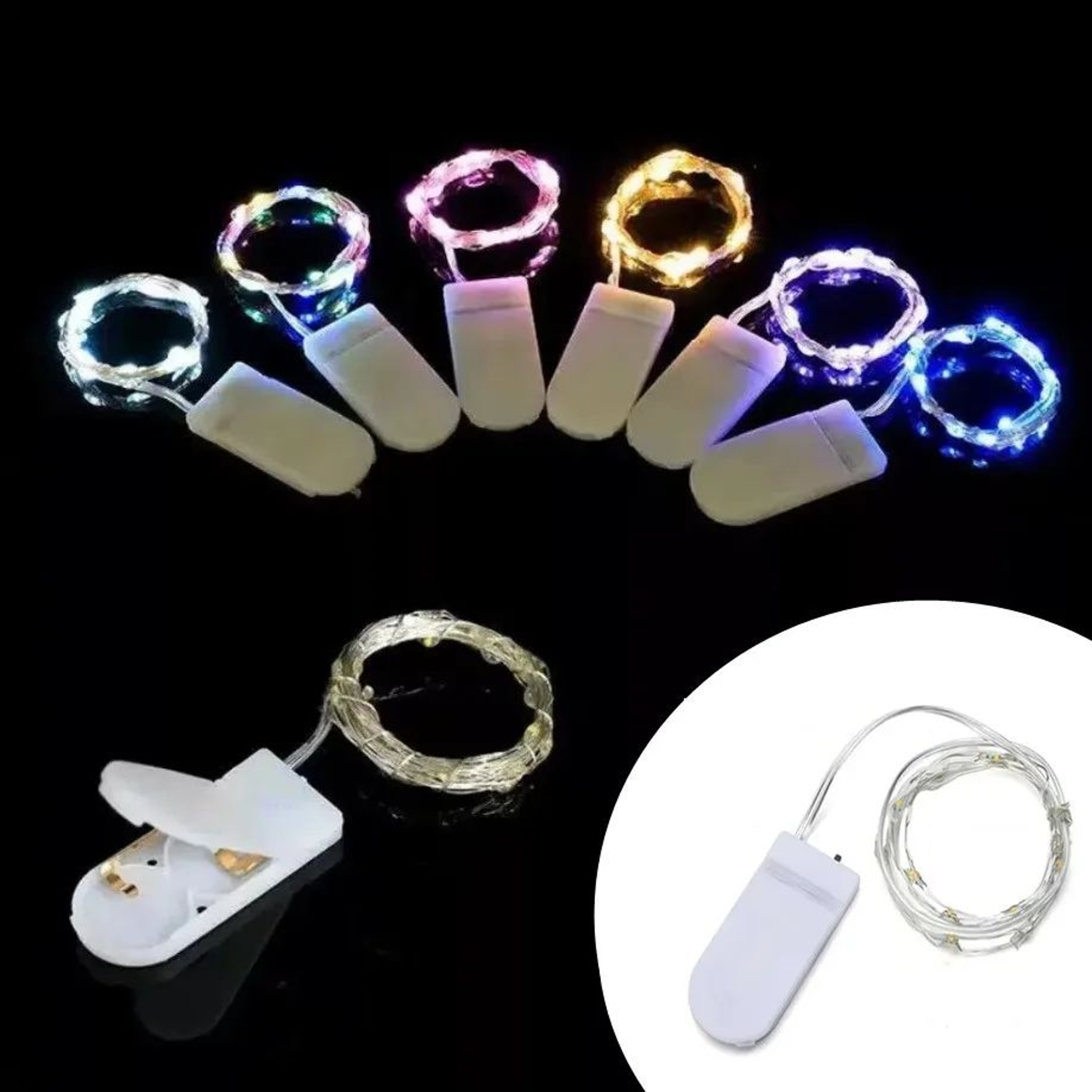 Battery Powered Copper Wire Fairy Lights 0