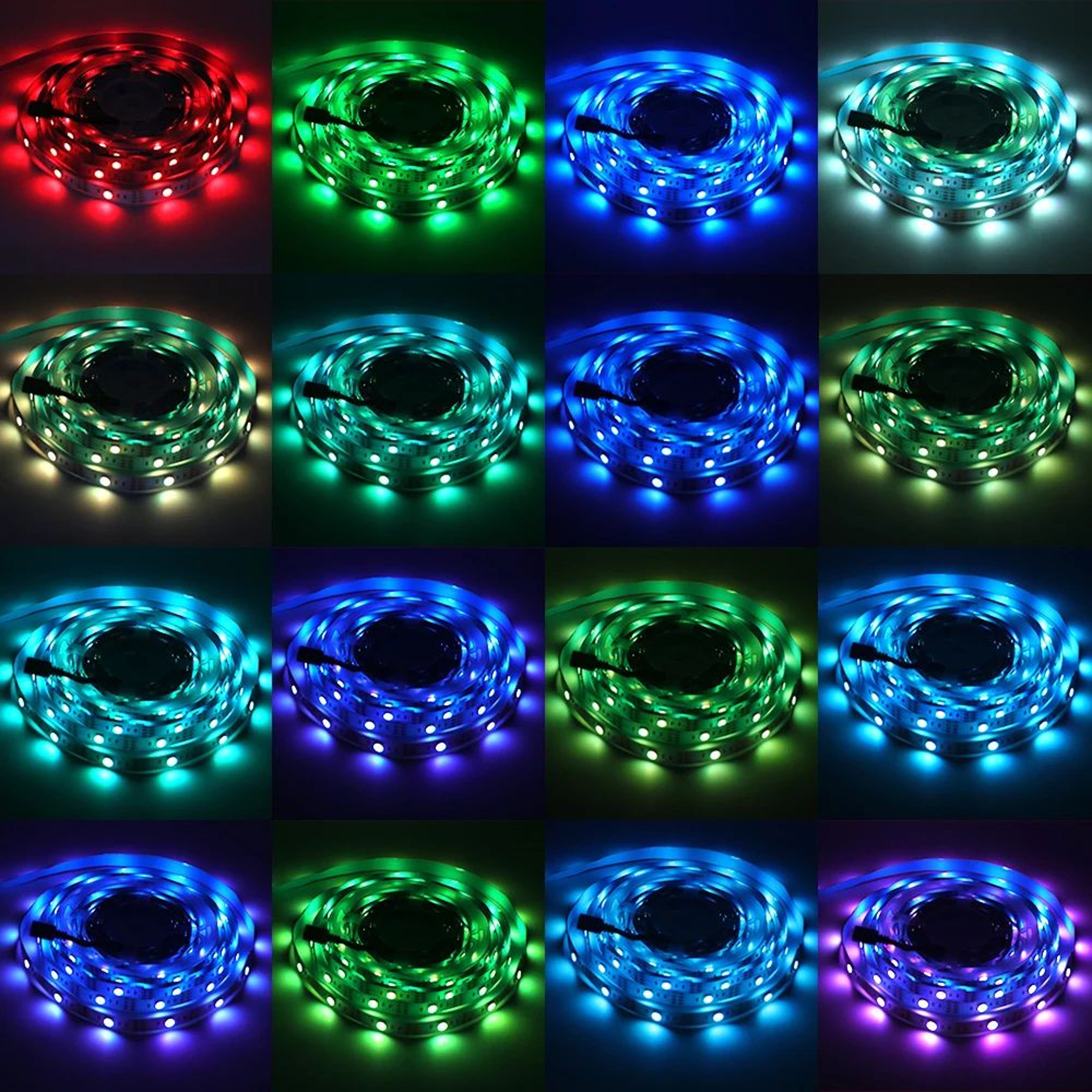 Battery Powered RGB LED Strip Lights 2
