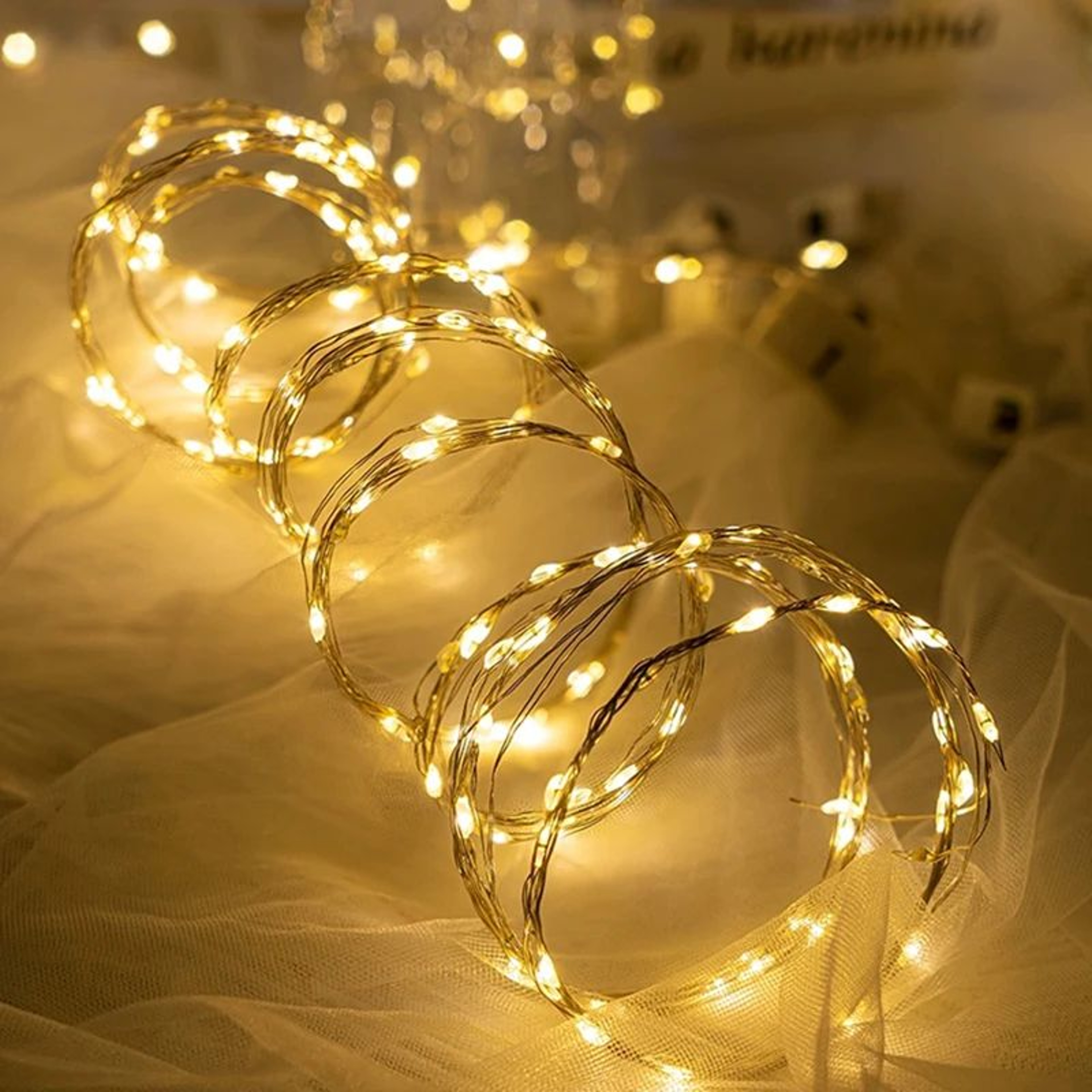 Battery Powered Colored Fairy Garland Lights 1