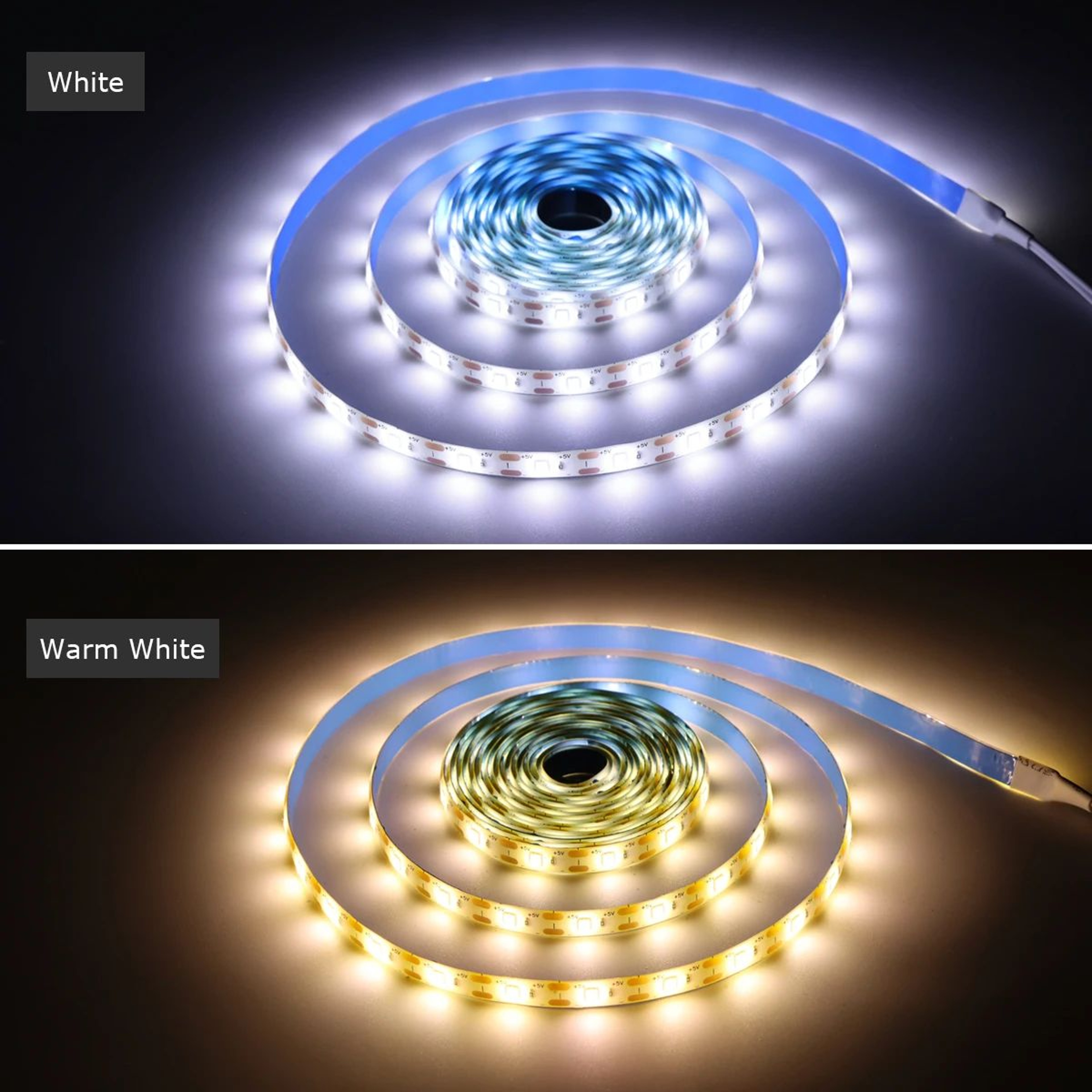 Wireless PIR Motion Sensor USB LED Strip Lights 5